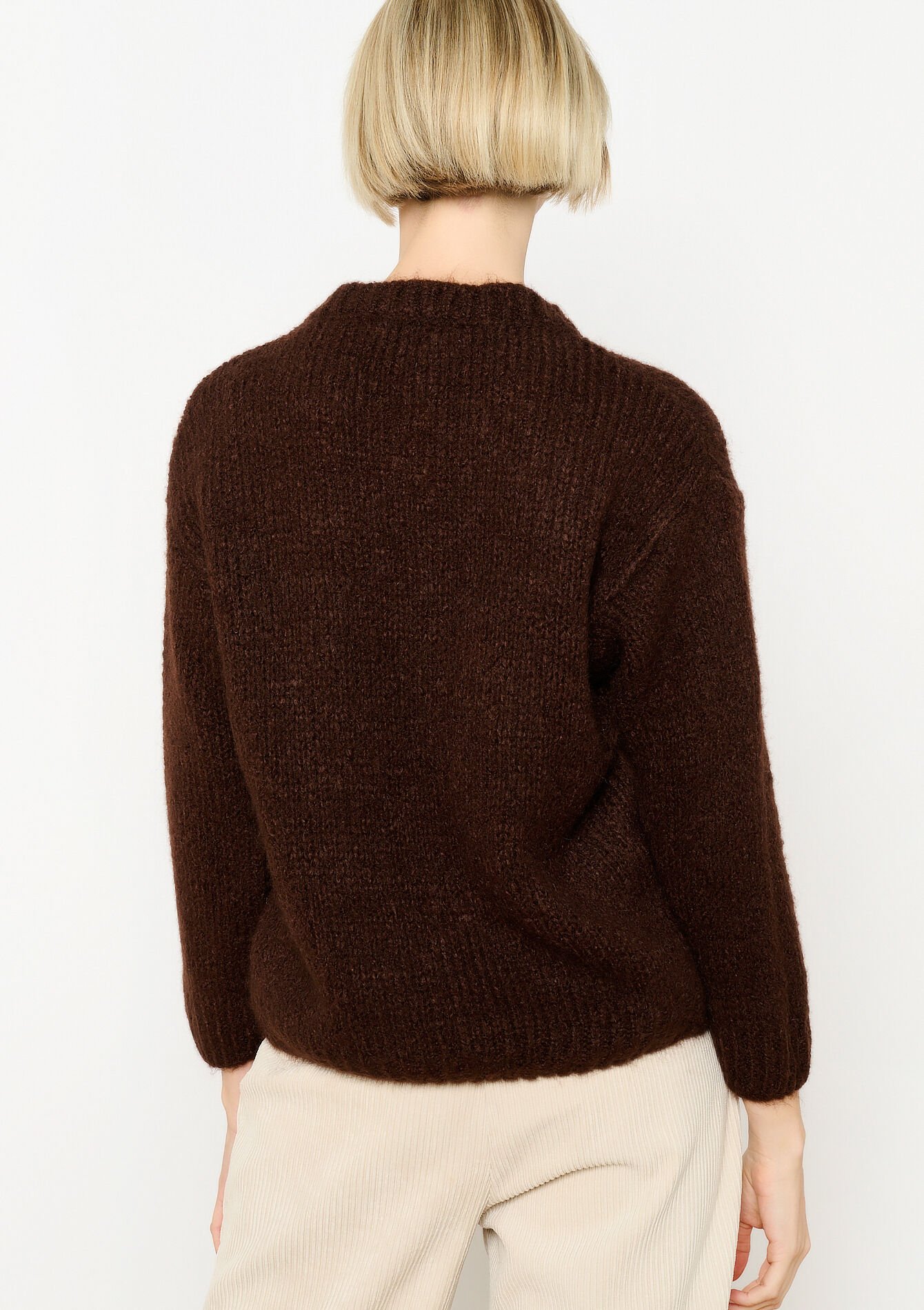 Mohair trui, Mohair trui - CHOCOLATE - 04006785_3715