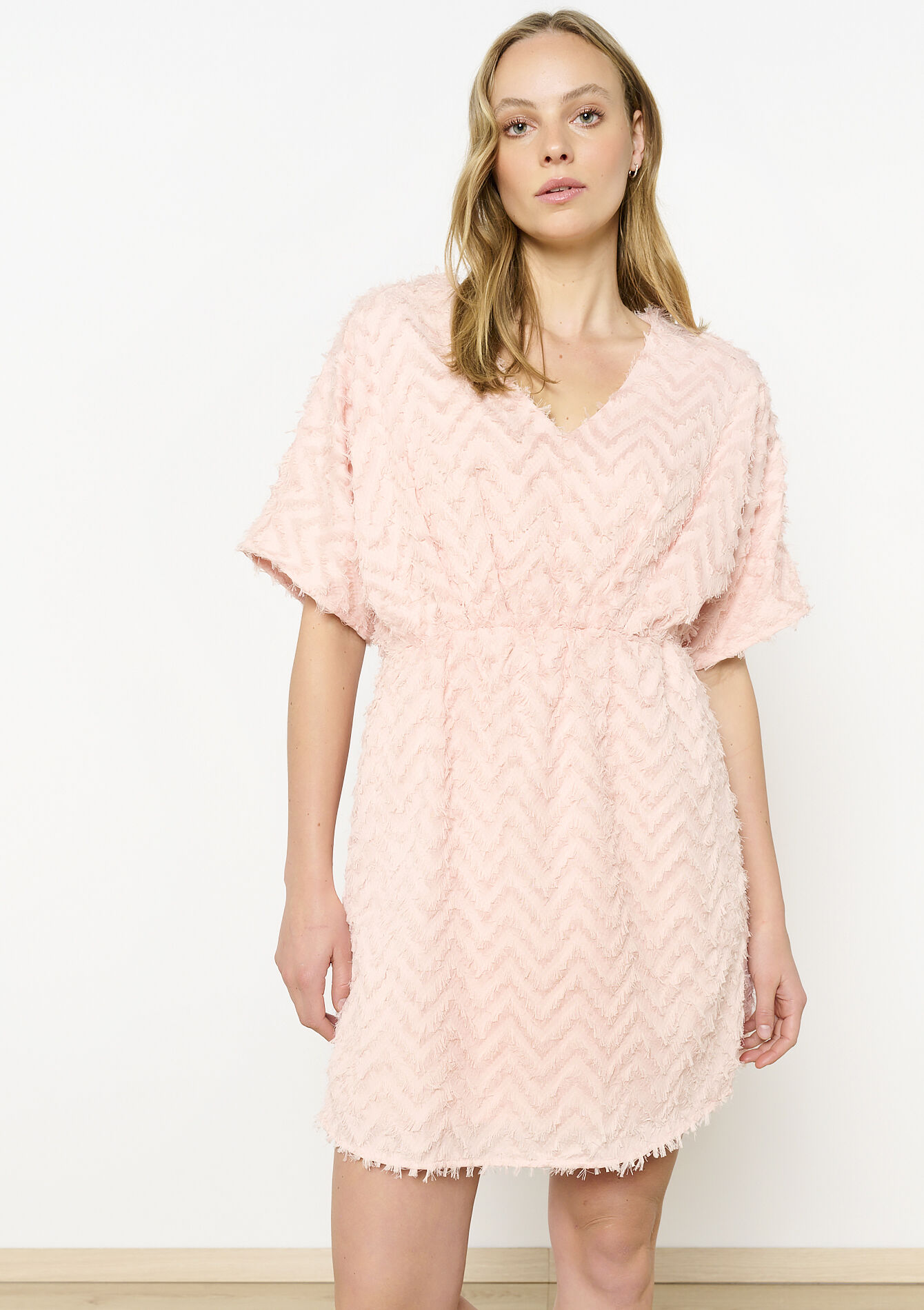 Robe texturée en relief, , back