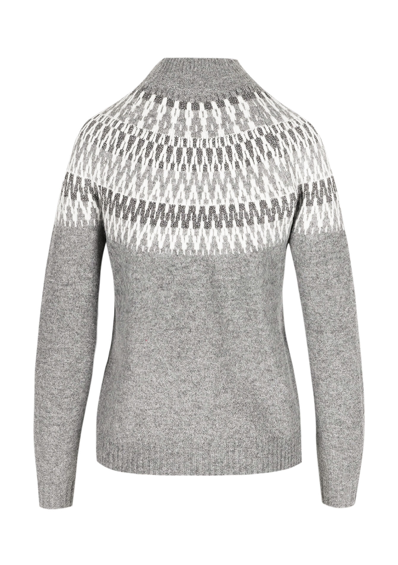 Trui met parelaccent, Trui met parelaccent - GREY MED MEL - 04006958_3507