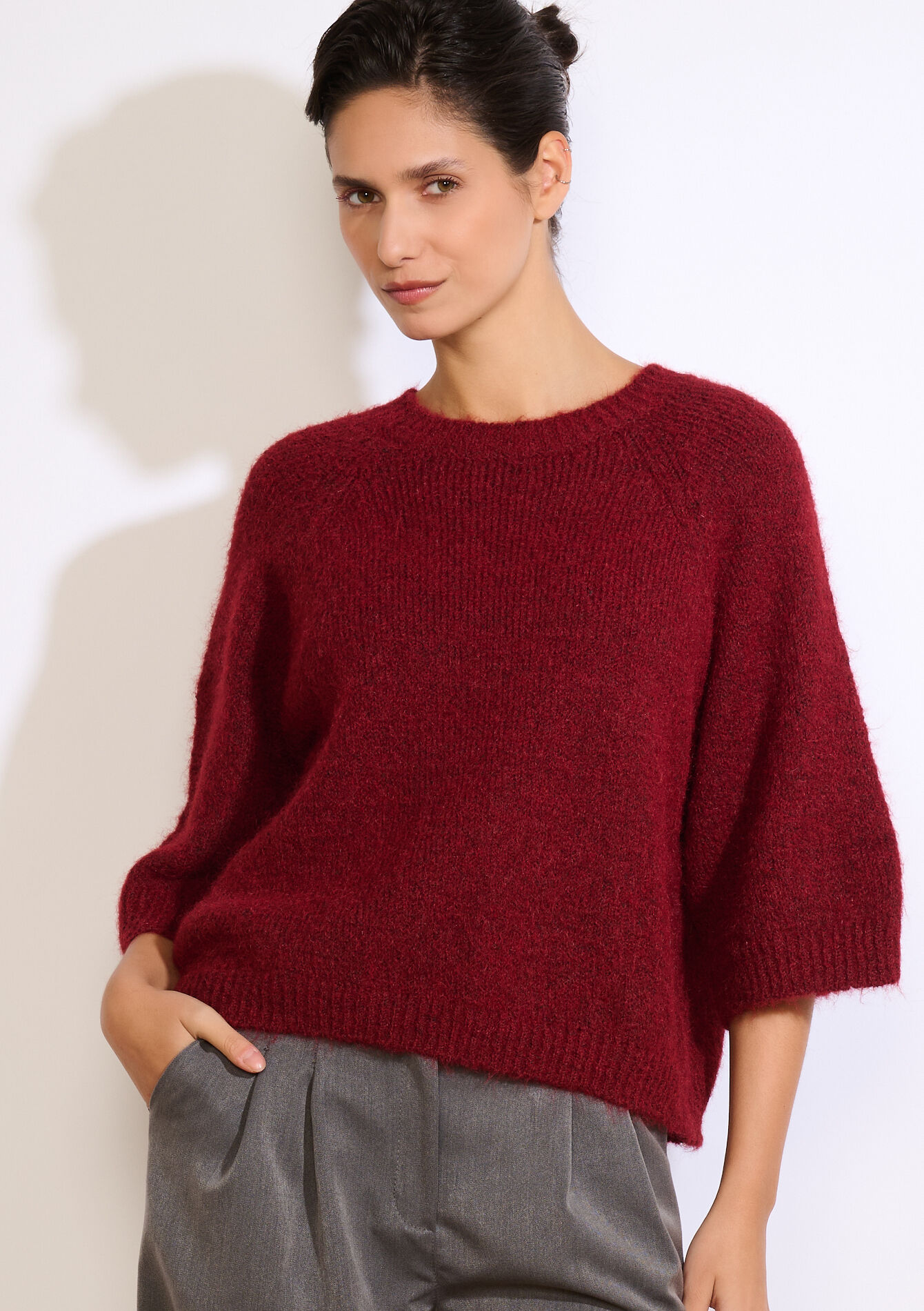 Losvallende structuurtrui, Losvallende structuurtrui, , back