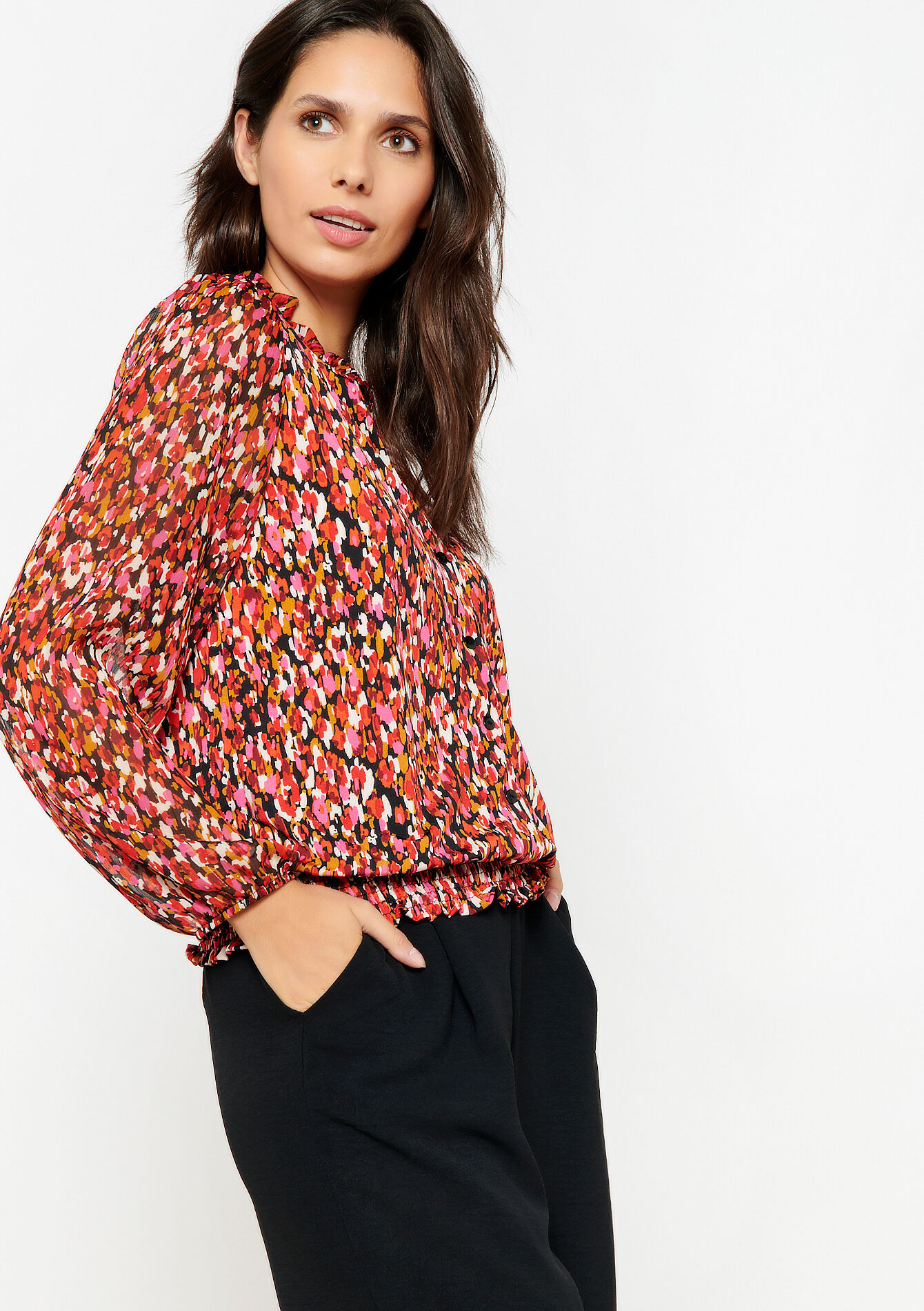 T-shirt with print - RED LOLLIPOP - 02400265_5301