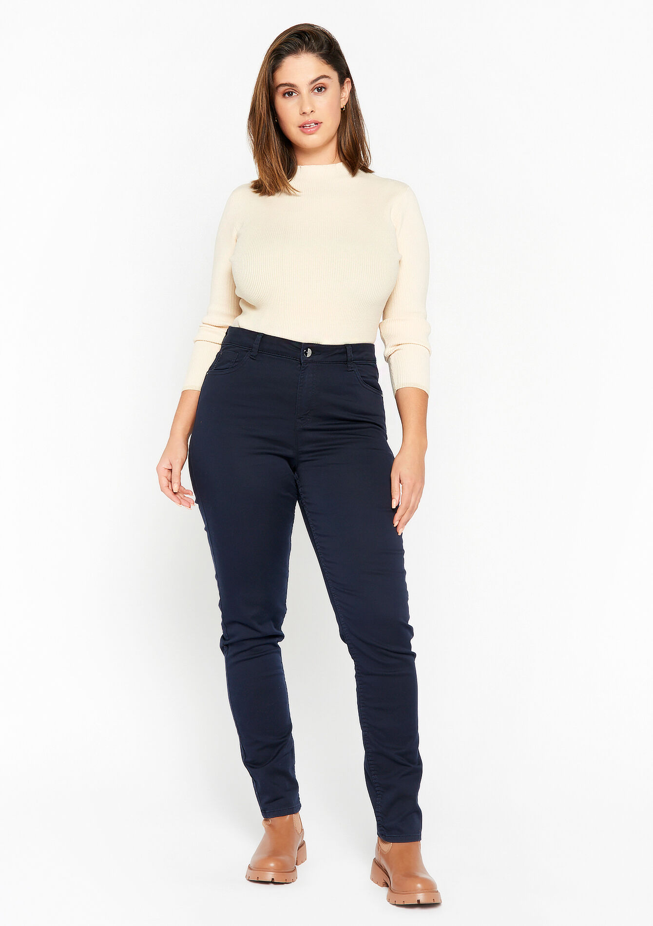 Skinny broek, Skinny broek - NAVY BASIC - 06004234_2723