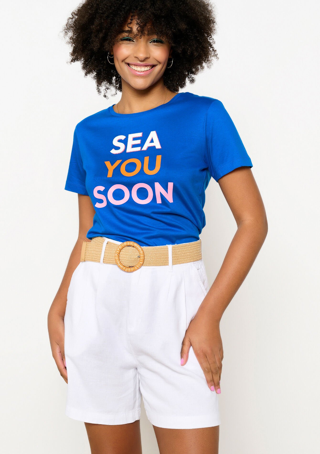 T-shirt met artwork, T-shirt met artwork - BLUE FAIENCE - 02301522_1584