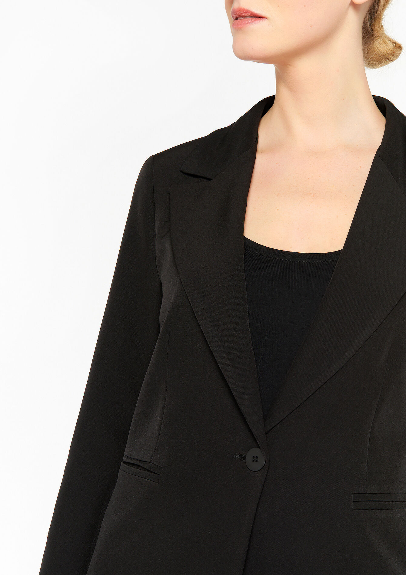 Suiting blazer, Suiting blazer - BLACK - 09100749_1119