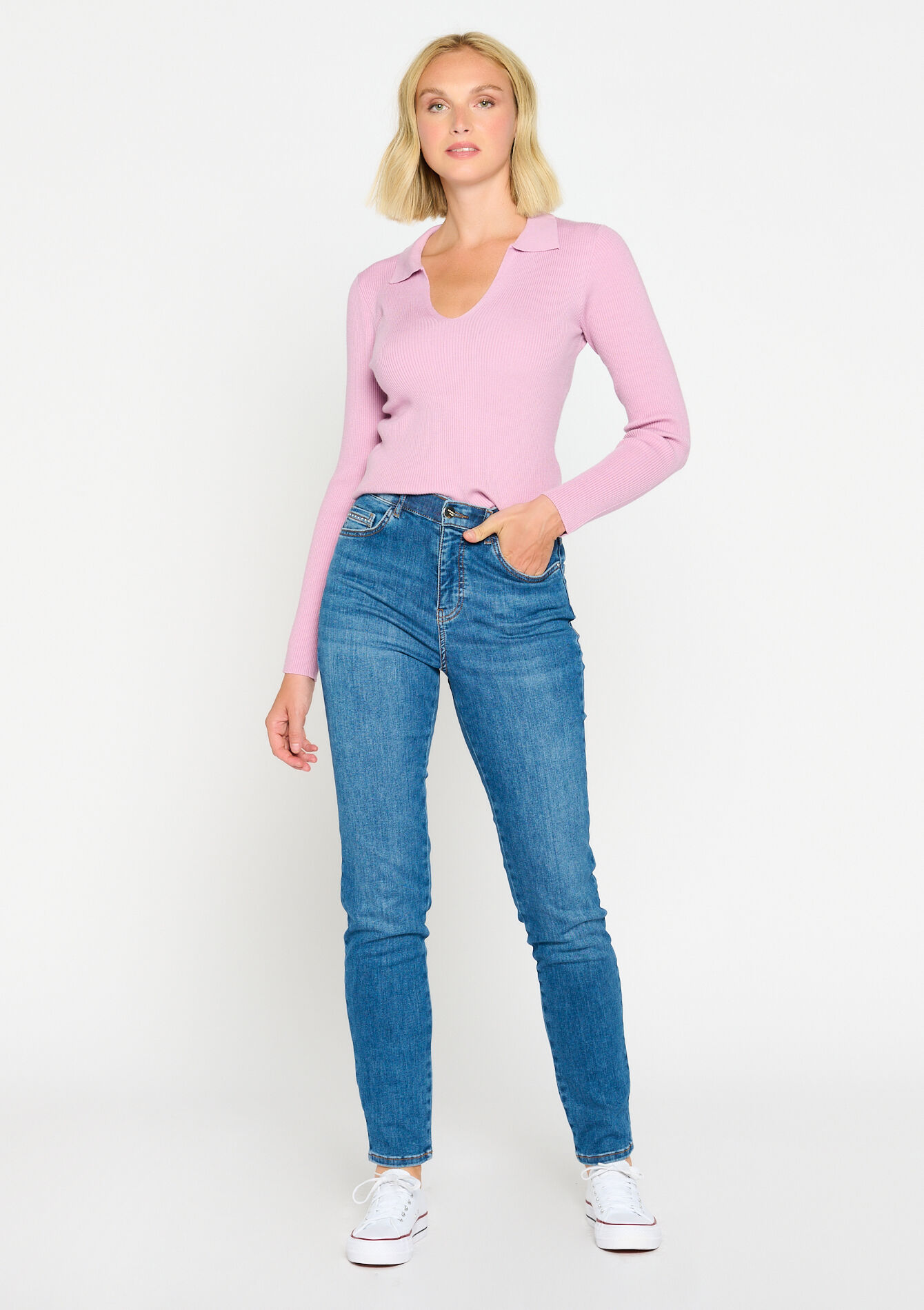 Multiple size slim jeans, Multiple size slim jeans - MEDIUM BLUE - 22000393_0500