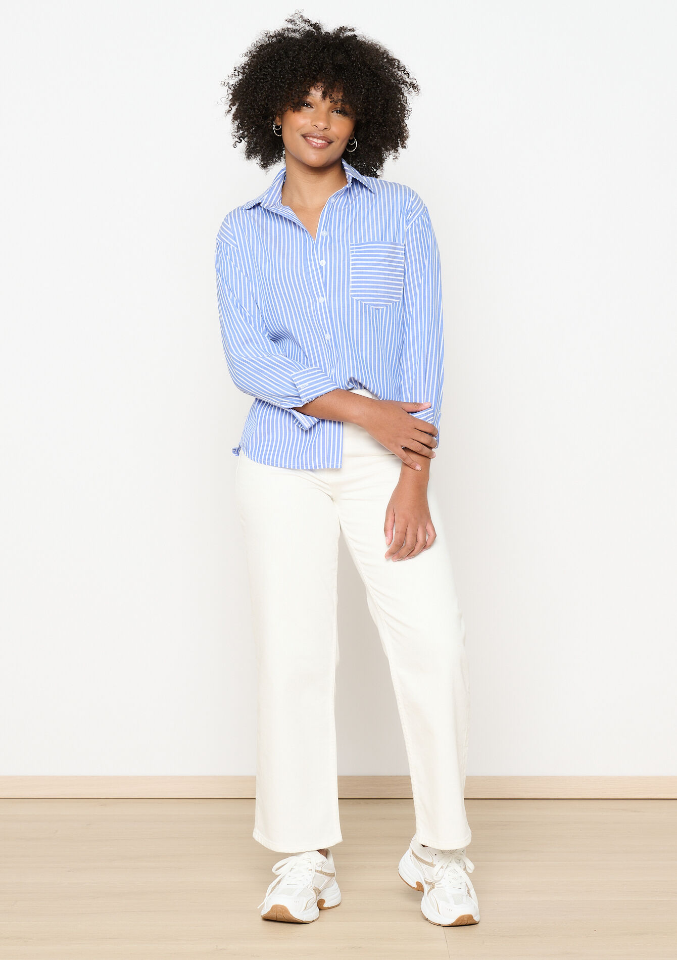 Gestreept hemd, Gestreept hemd - BLUE FAIENCE - 05702720_1584