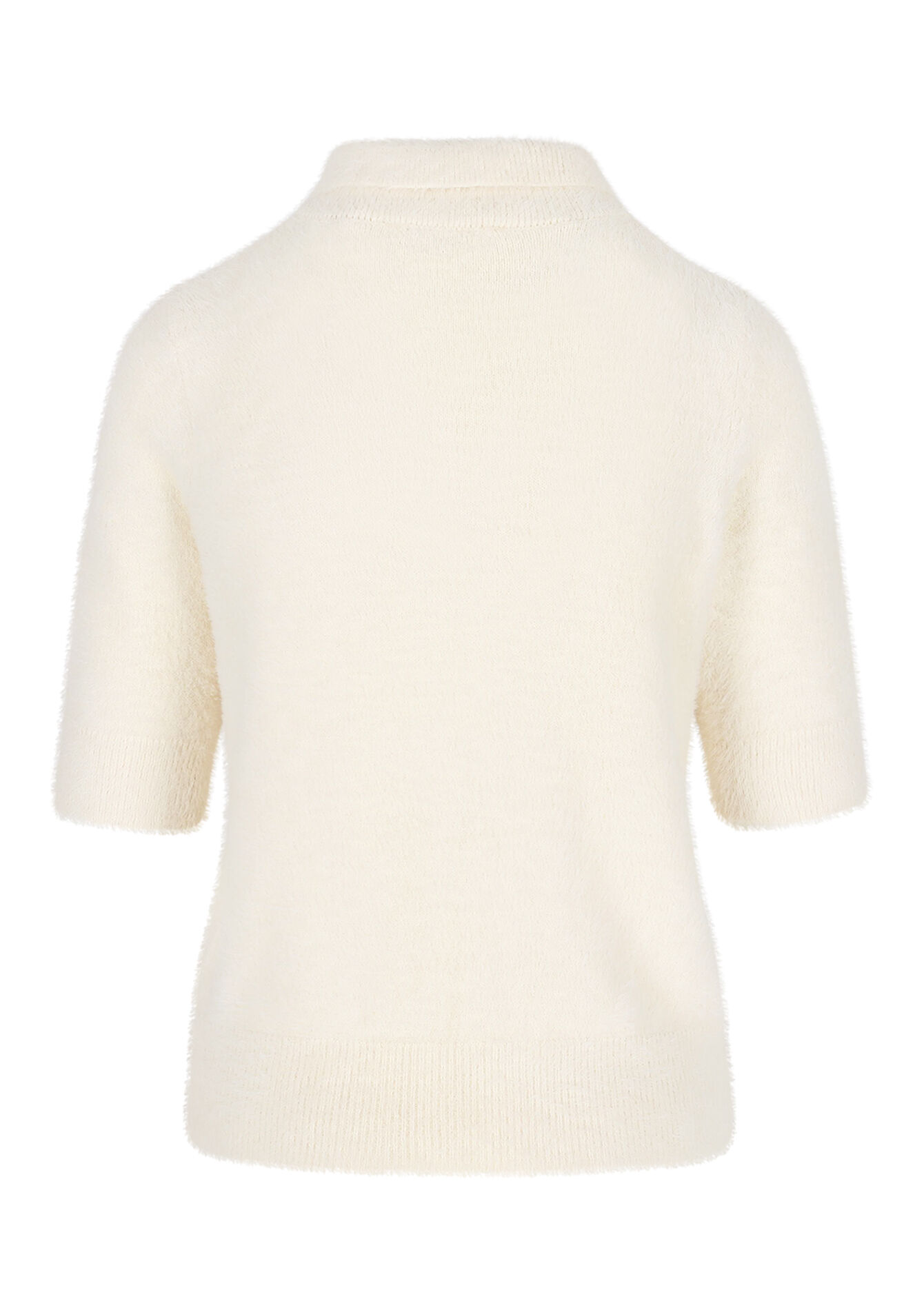 Trui met sierknopen - VANILLA WHITE - 04006919_1013