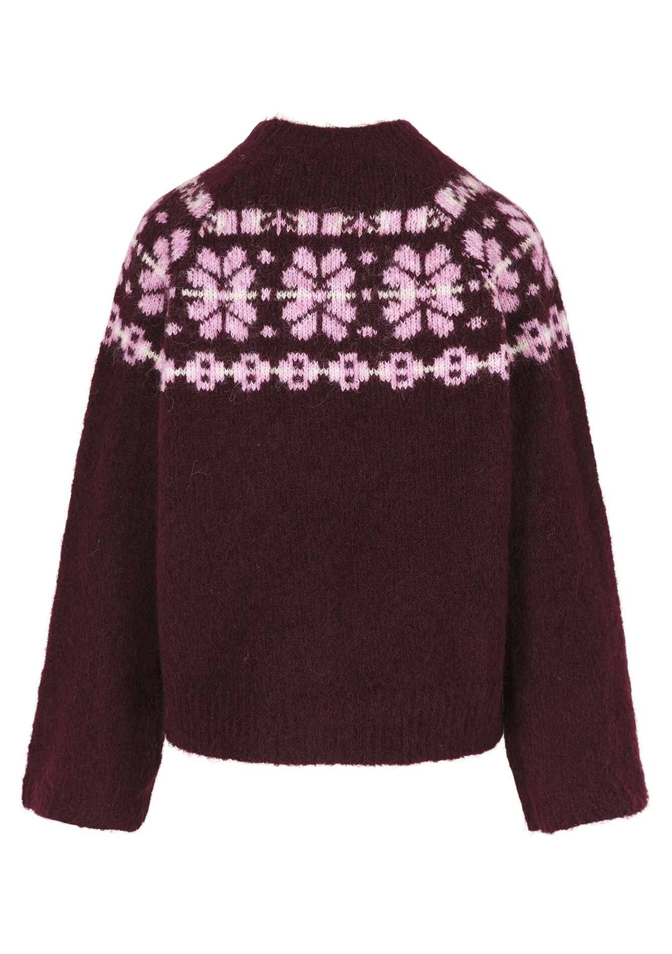 Pull jacquard doux, Pull jacquard doux - BORDEAU WINE - 04007144_1467