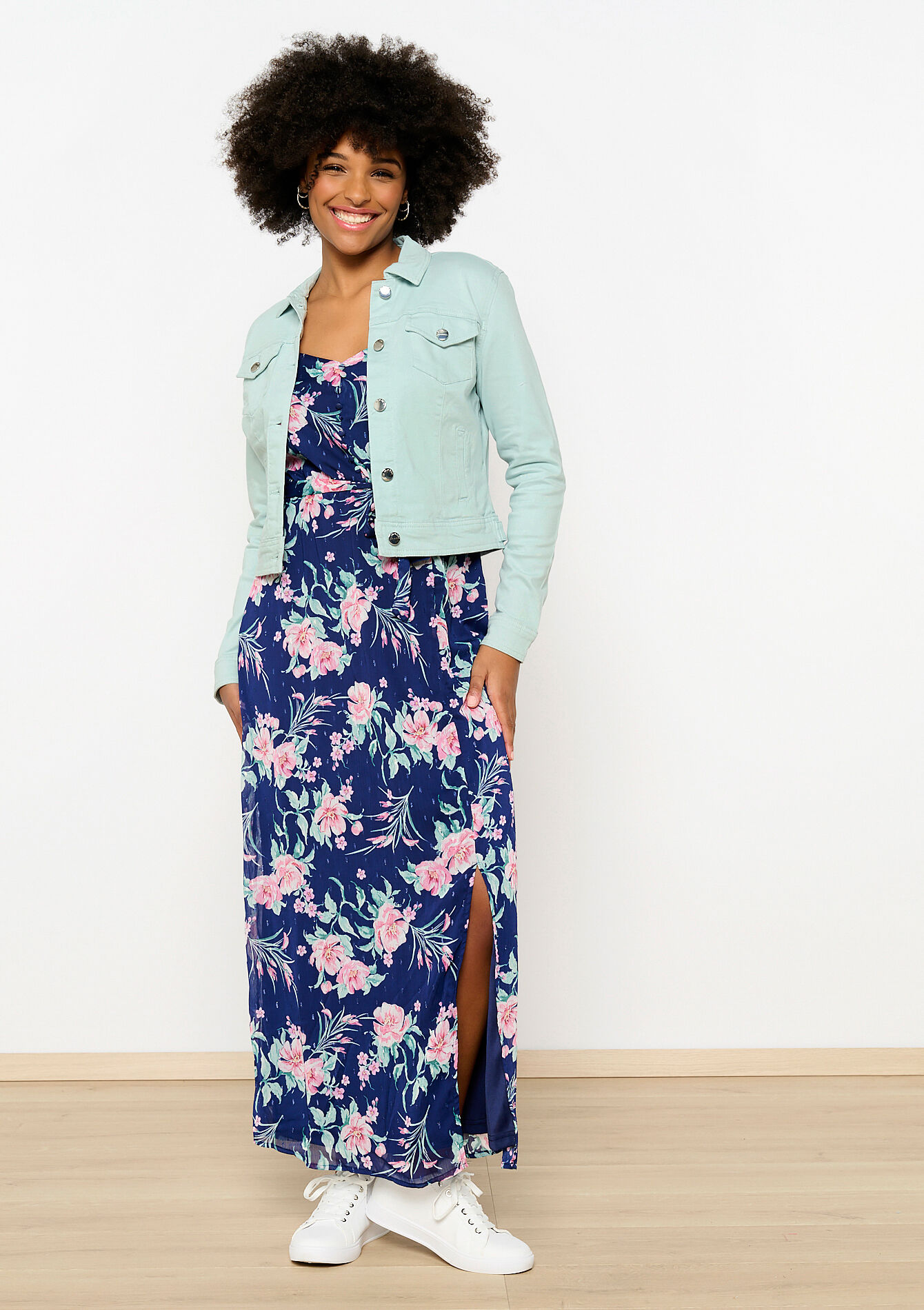 Veste en sergé - ALMOND GREEN - 09100864_1724