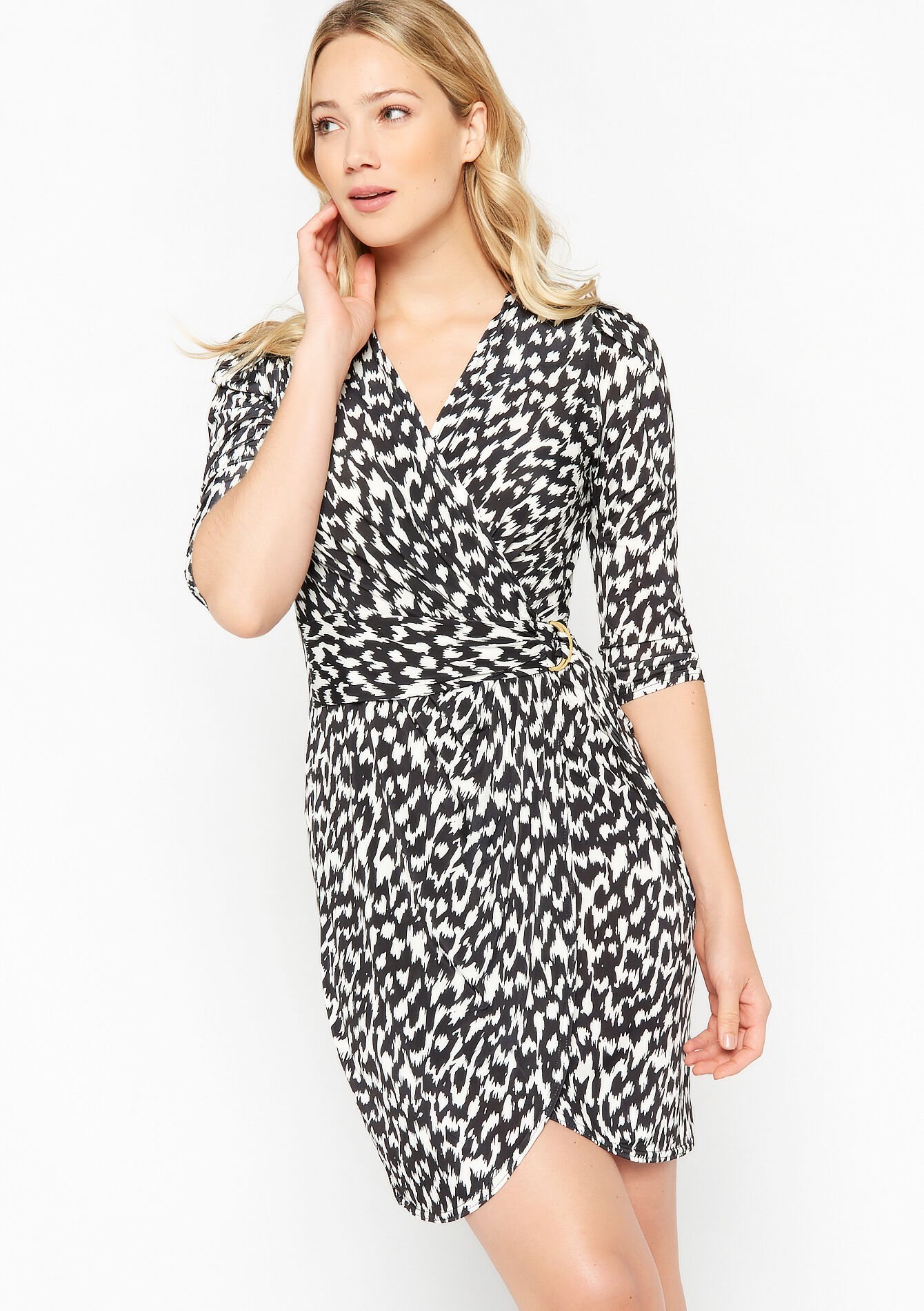 Robe cache-coeur, Robe cache-coeur - OFFWHITE - 08103142_1001