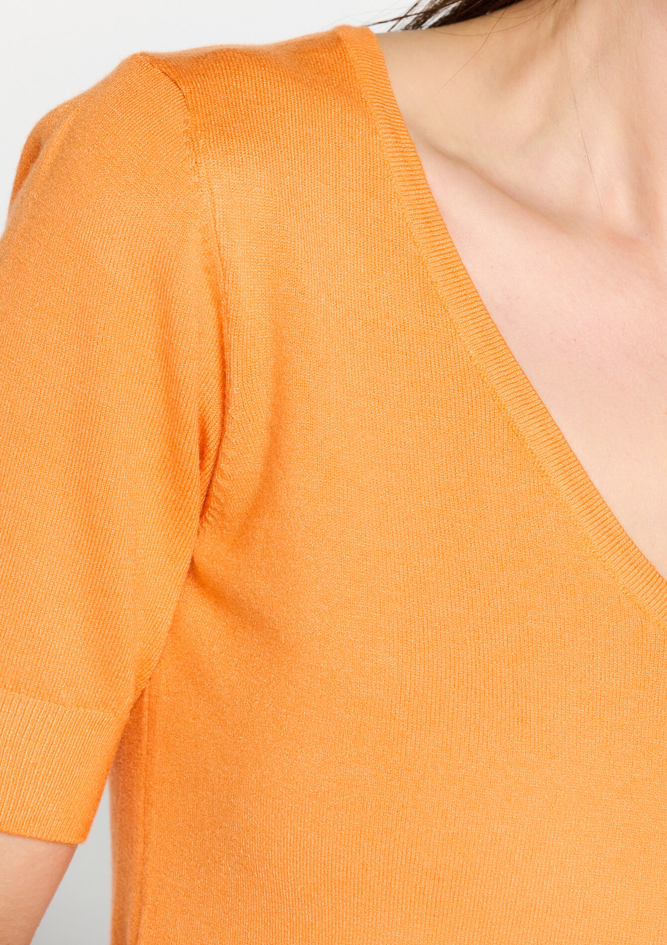 Short-sleeved pullover, Short-sleeved pullover - ORANGE BRIGHT - 04006220_1255