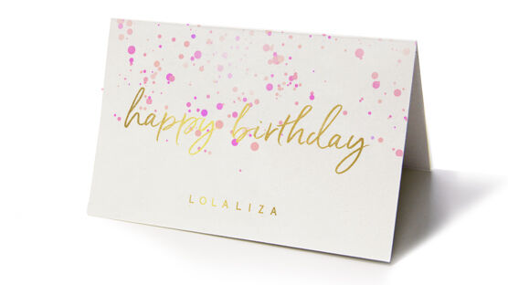 Gift card - HAPPY B-DAY SPARKLE - 1025564