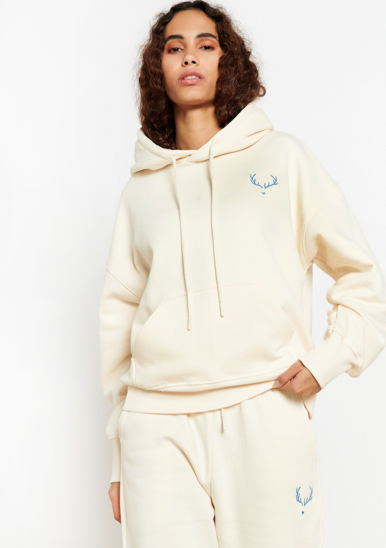 Sweat à capuche ample, Sweat à capuche ample - VANILLA WHITE - 15100228_1013