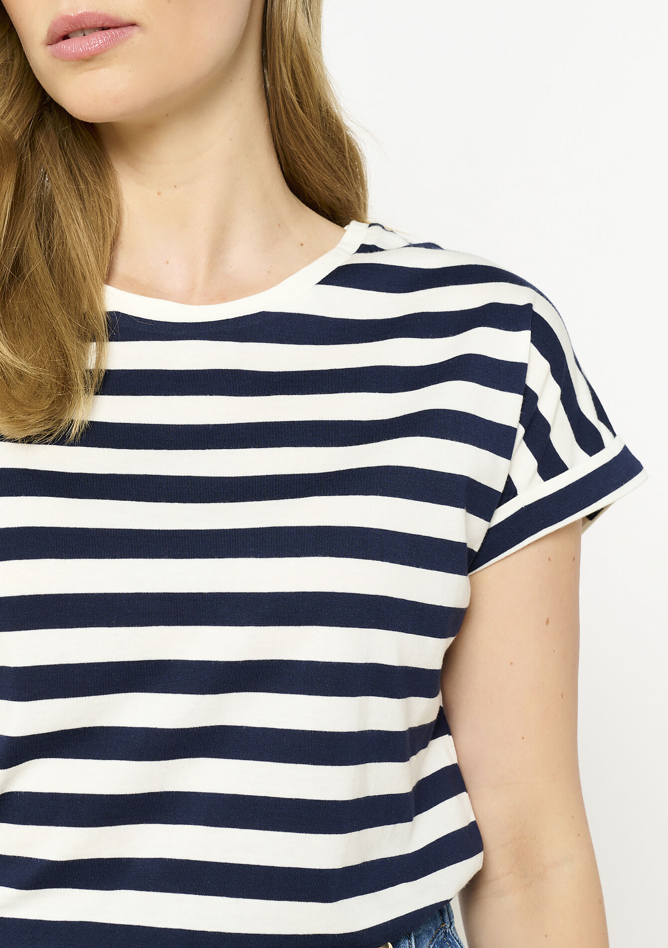 Fluid striped tee, Fluid striped tee - OFFWHITE - 02301698_1001