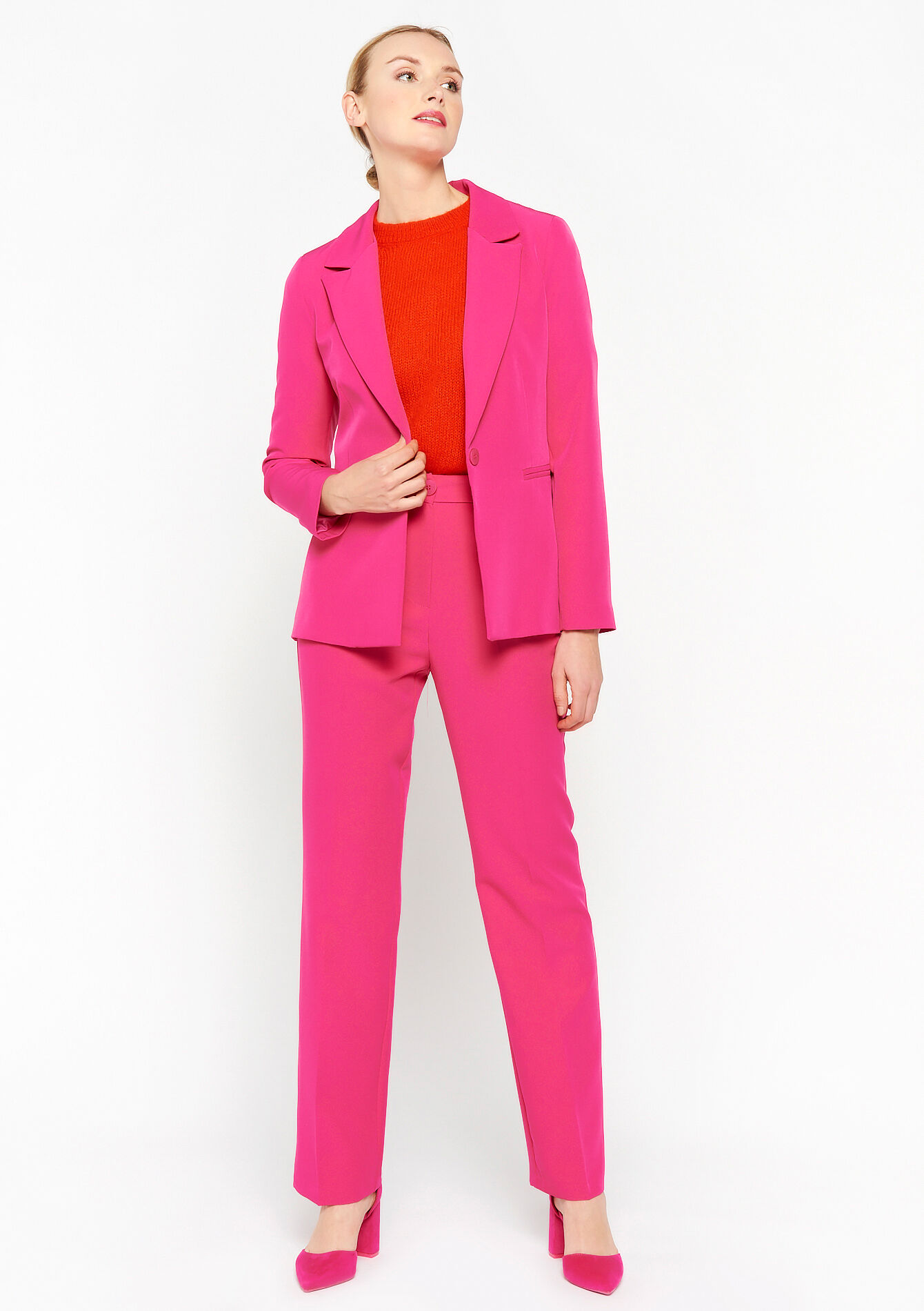 Suiting blazer, Suiting blazer - FUCHSIA - 09100749_5626