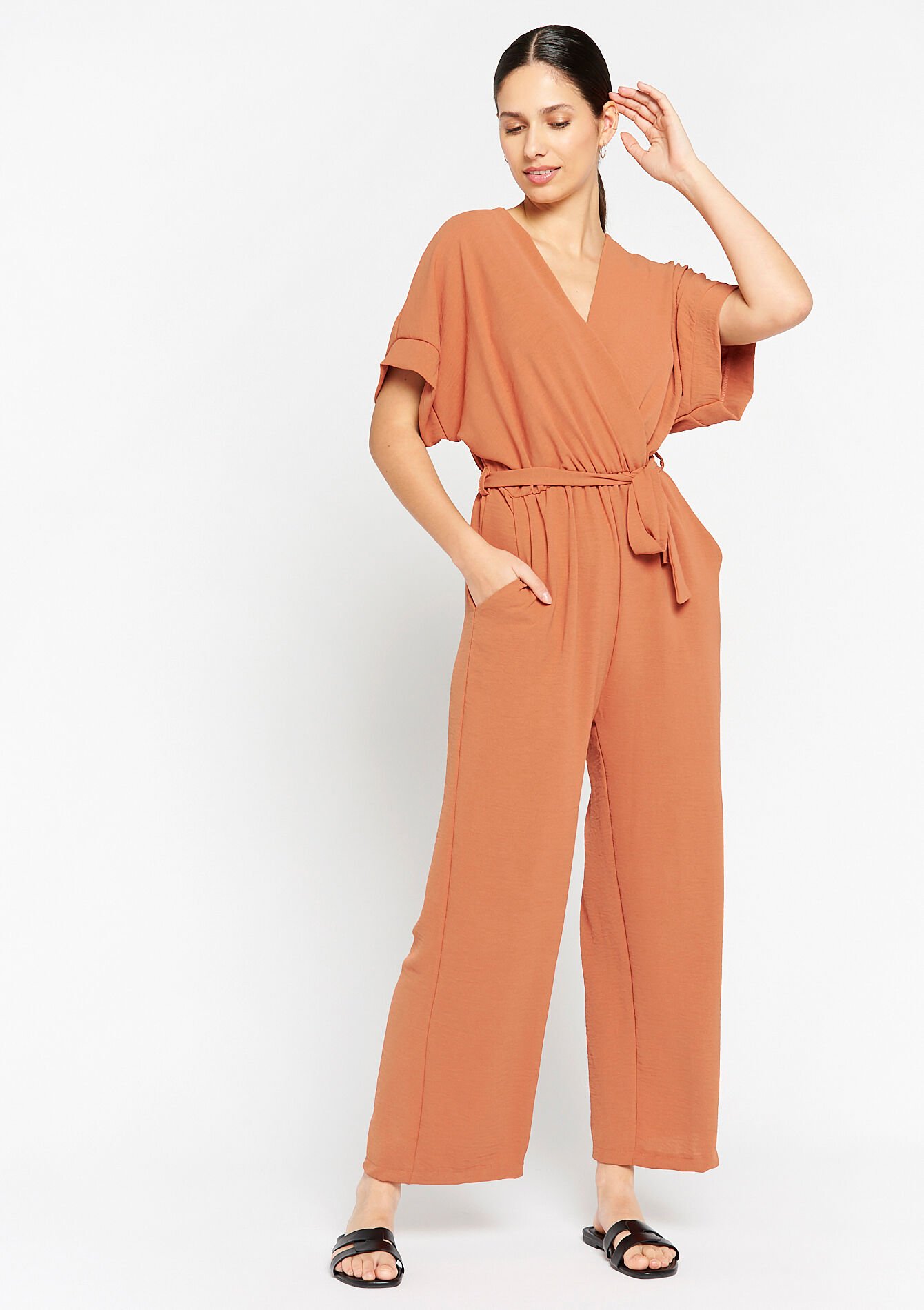 Jumpsuit - TERRACOTTA - 06004339_5303