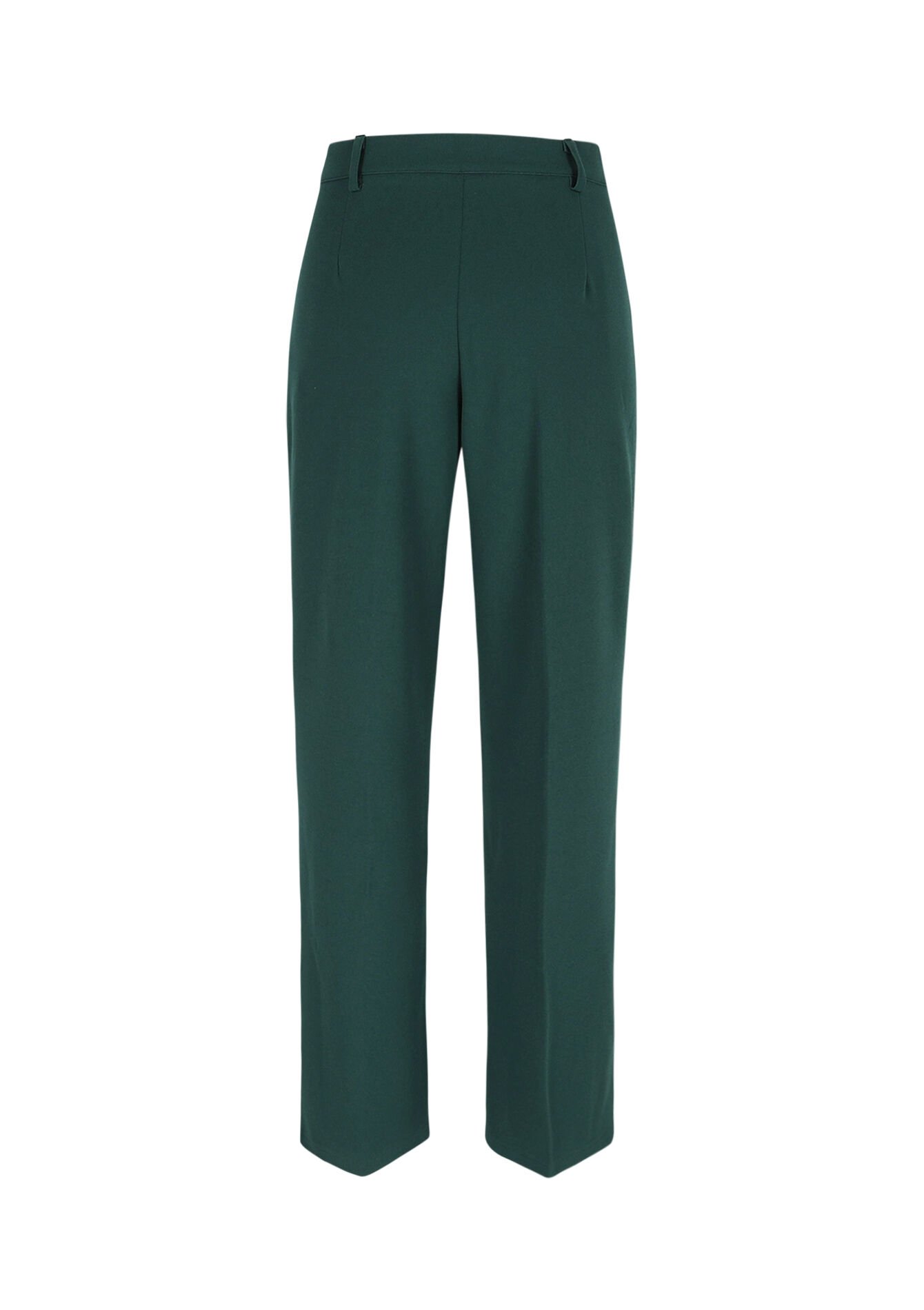 Elegante rechte broek, Elegante rechte broek - GREEN EMERALD - 06100735_4511