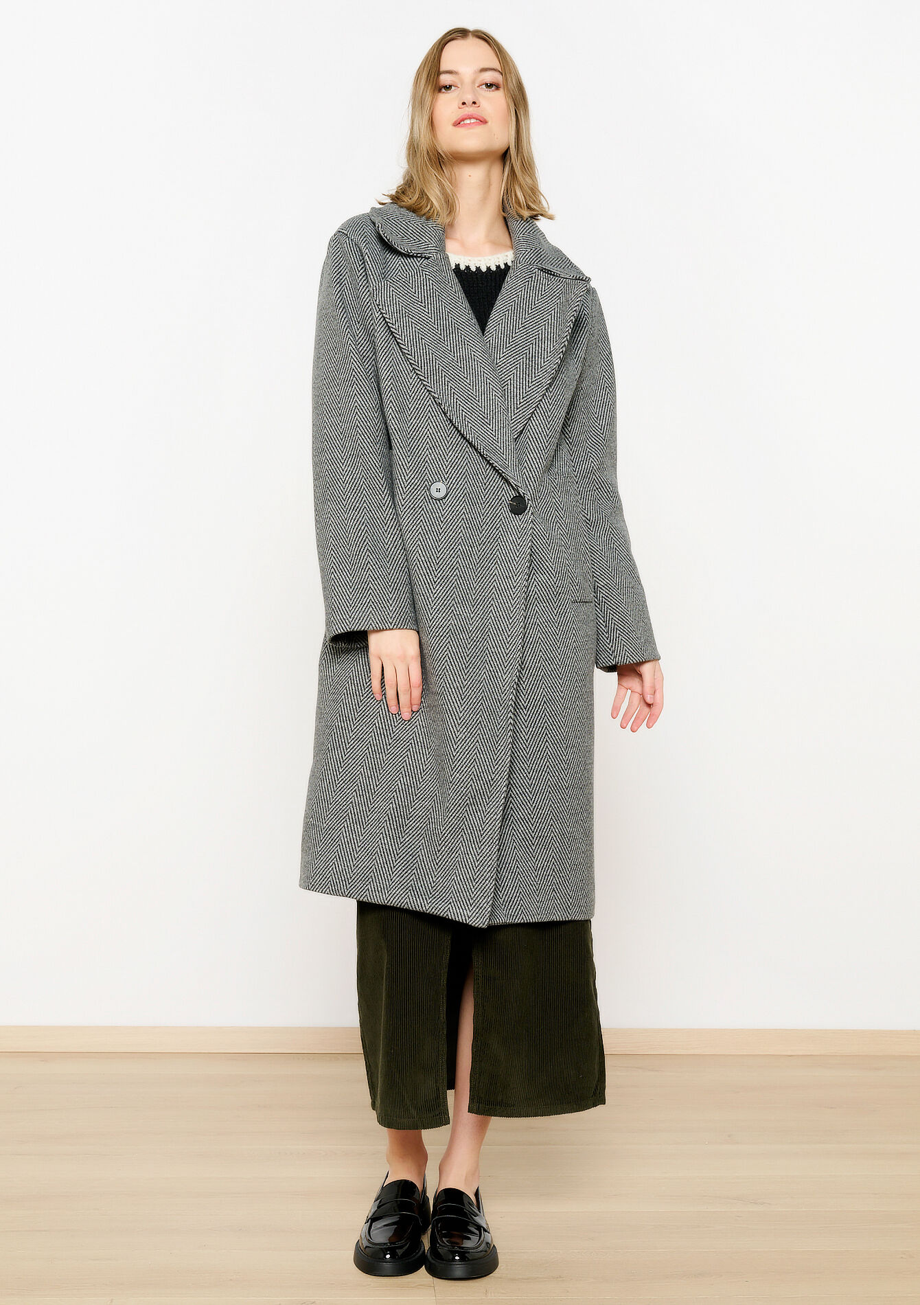 Manteau ample, Manteau ample - GREY MED MEL - 23000711_3507