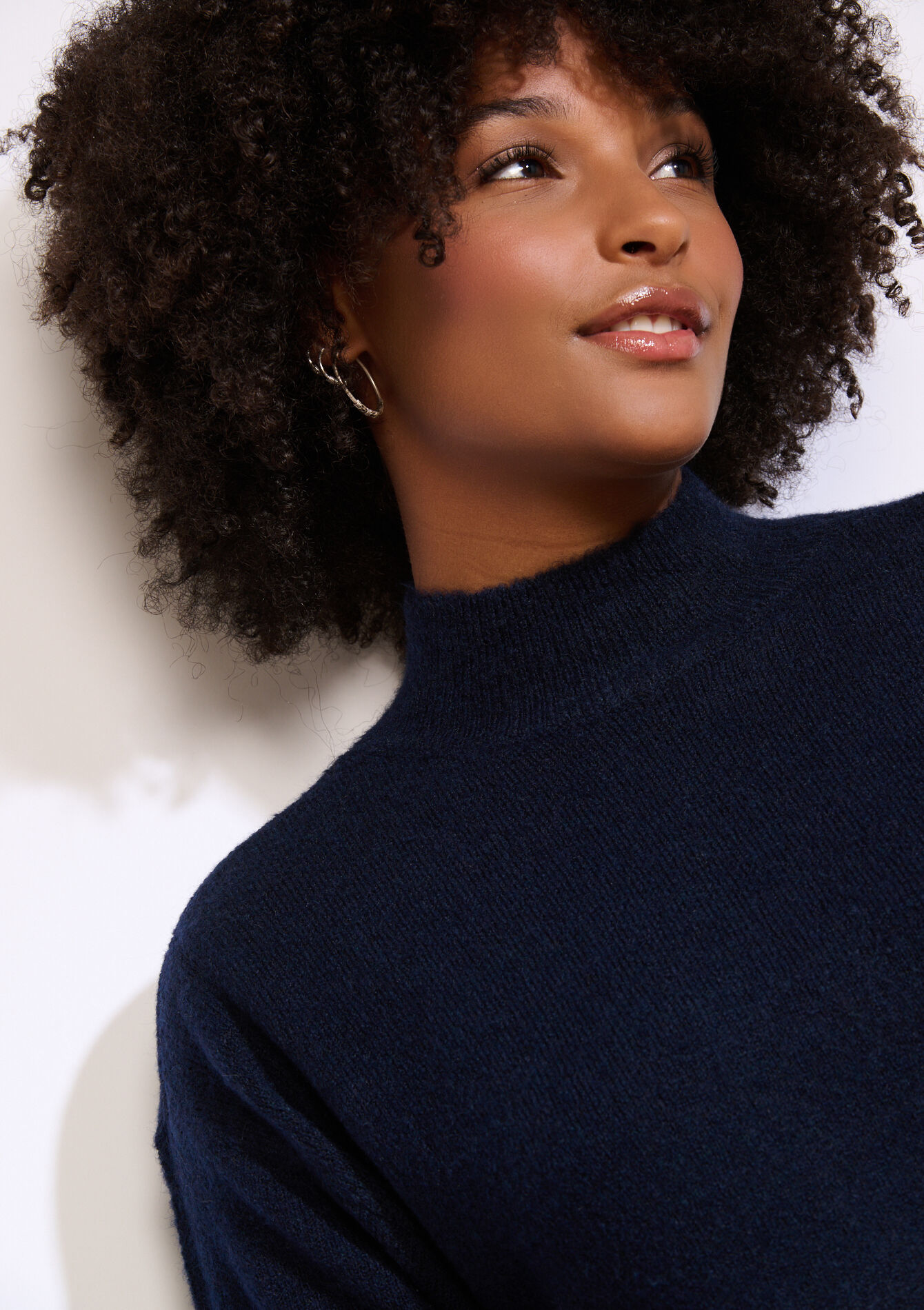 Zachte trui met col - NAVY BASIC - 04006914_2723