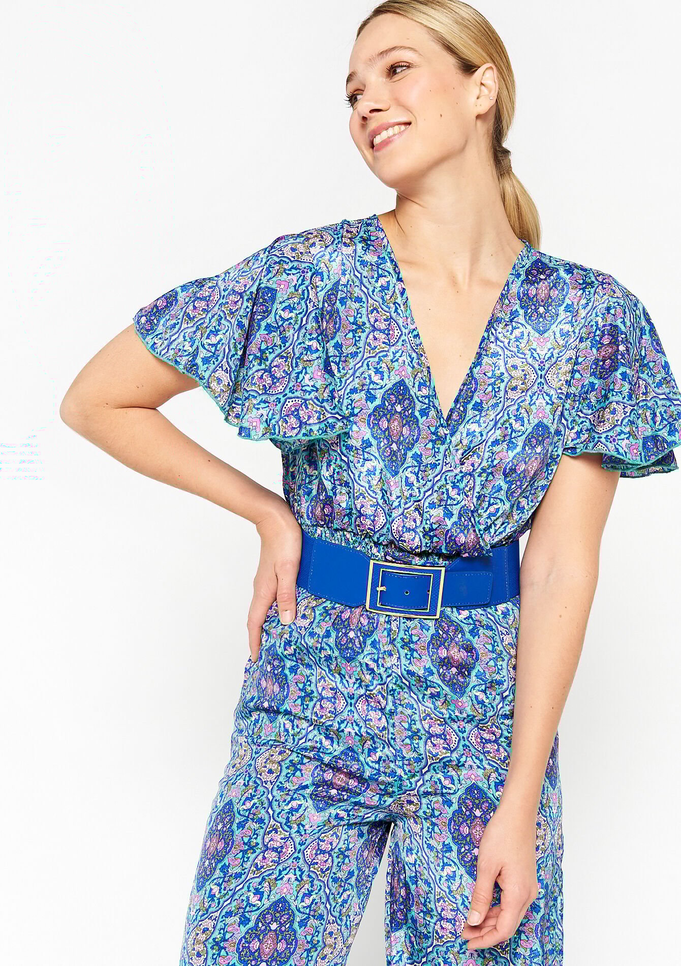 Elastic belt, Elastic belt - ELECTRIC BLUE - 1066916