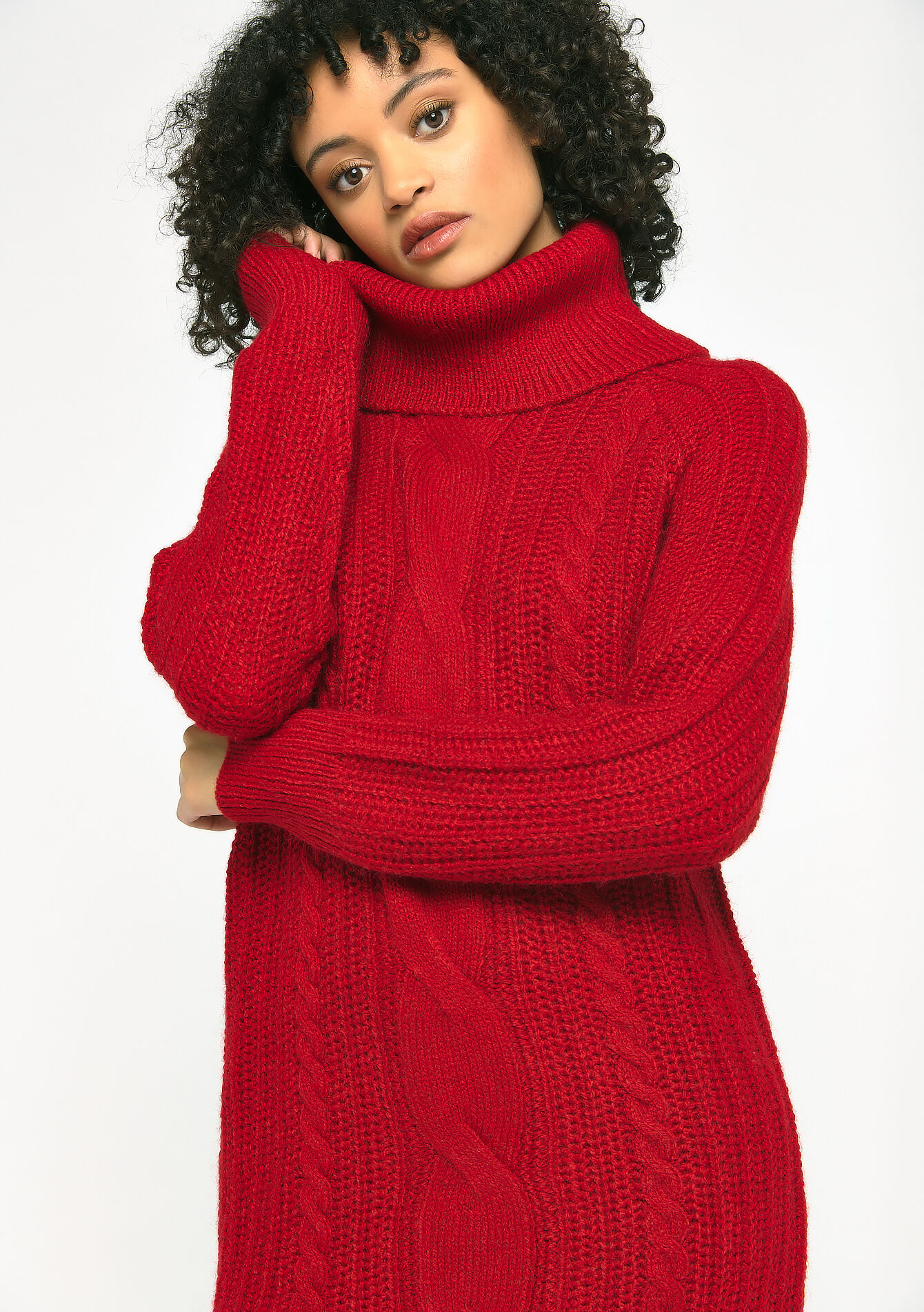 robe pull col roulé hm