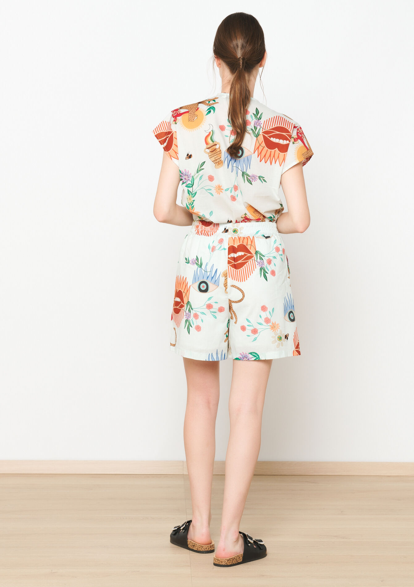 Short à imprimé - OFFWHITE - 06100642_1001