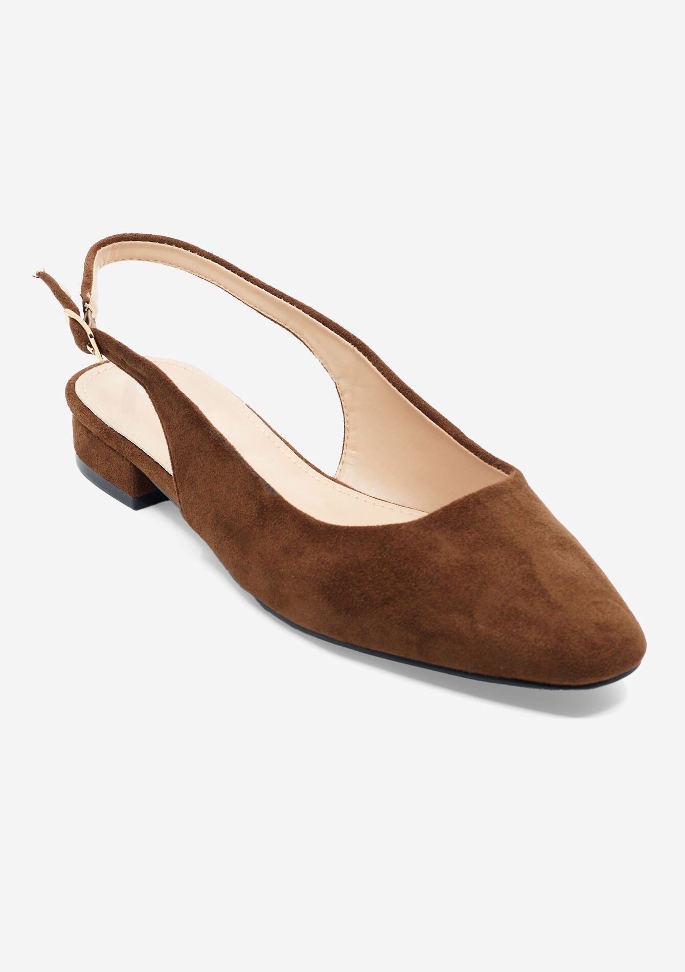 Slingback van suède - BROWN COFFEE - 13000843_3717
