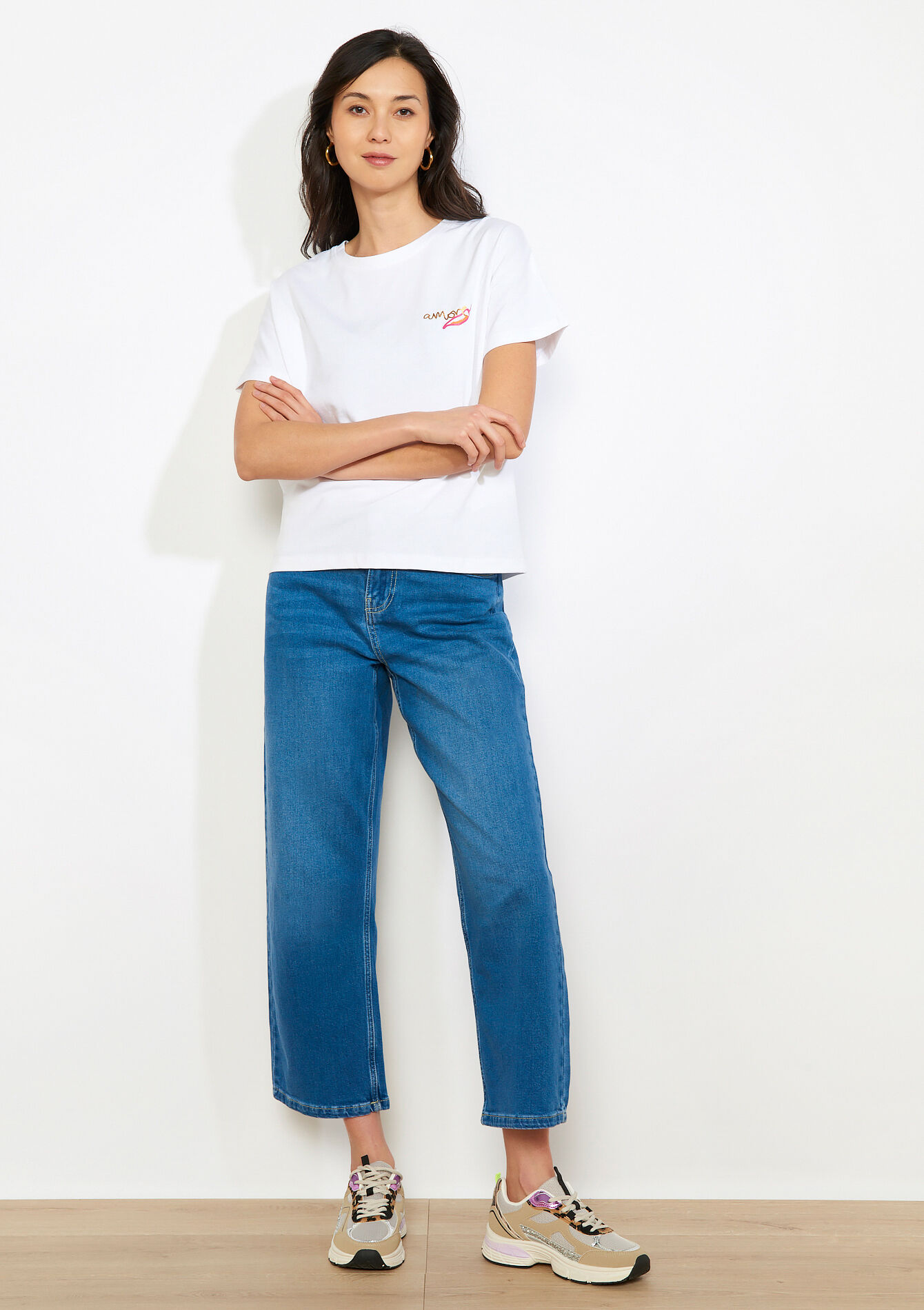 Retro illustration tee - OFFWHITE - 02301954