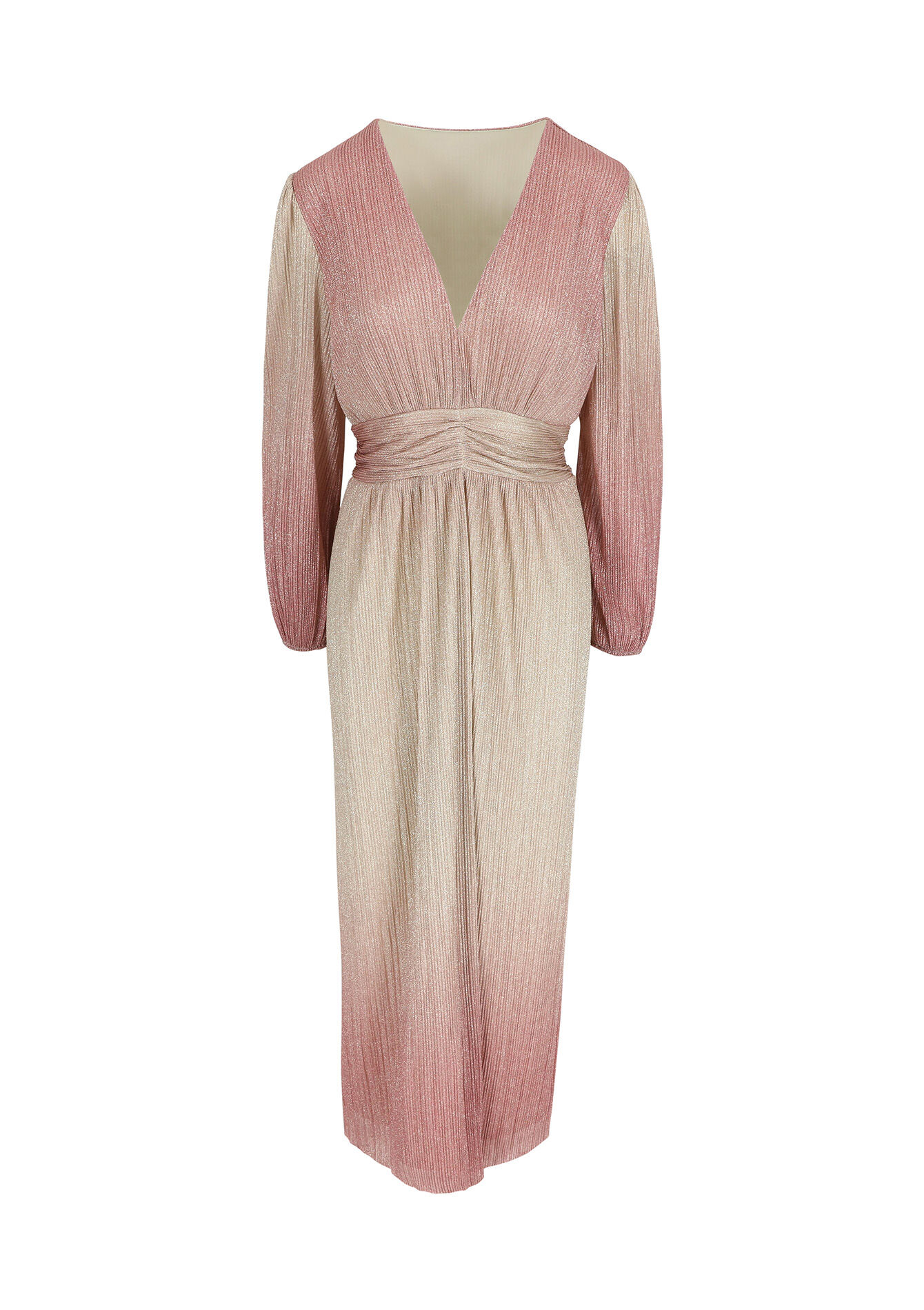 Maxi-jurk voor bruidsmeisjes, Maxi-jurk voor bruidsmeisjes - NUDE PINK - 08601906_1301