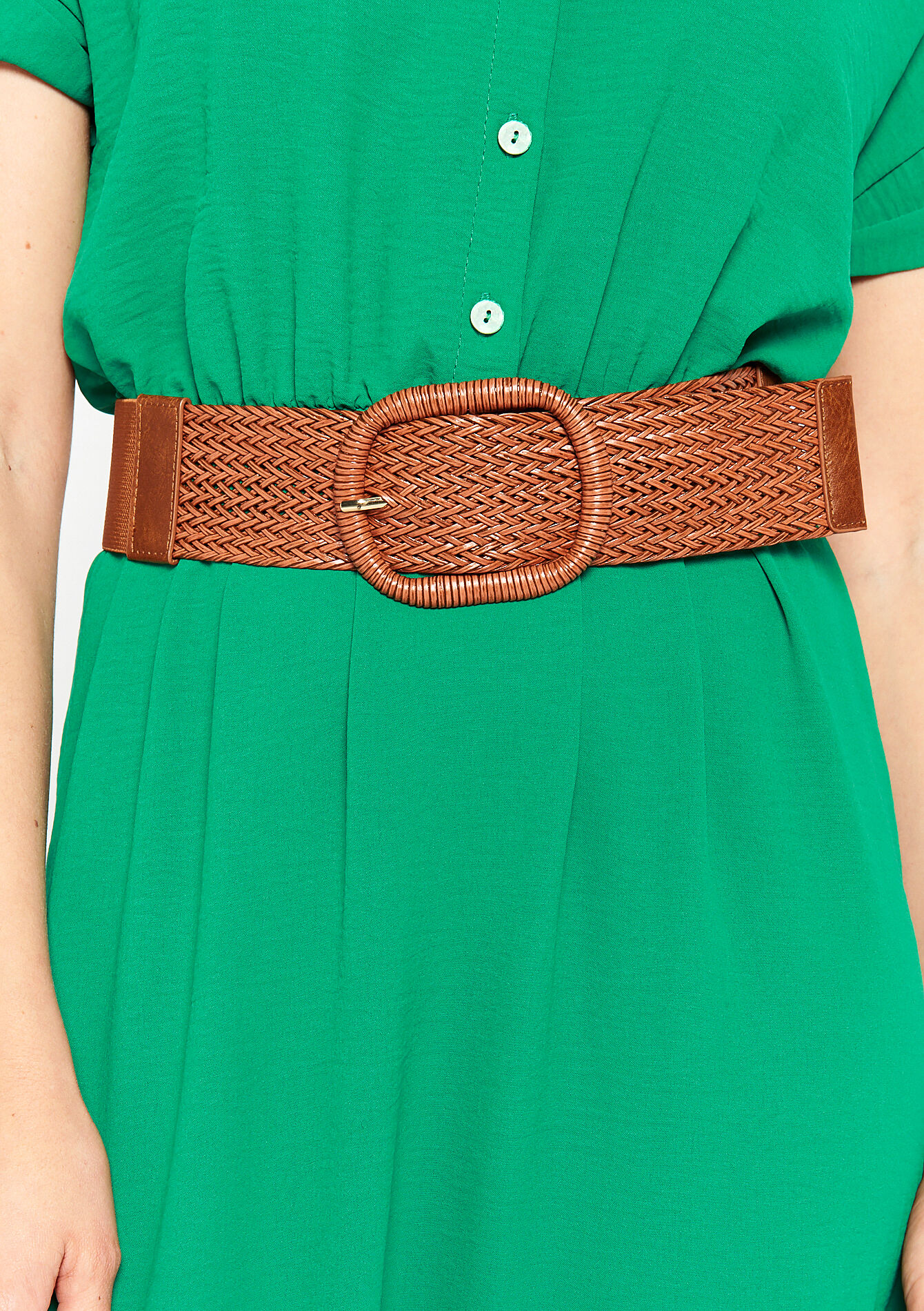 Elastic belt - CAMEL CINNAMON - 1066770