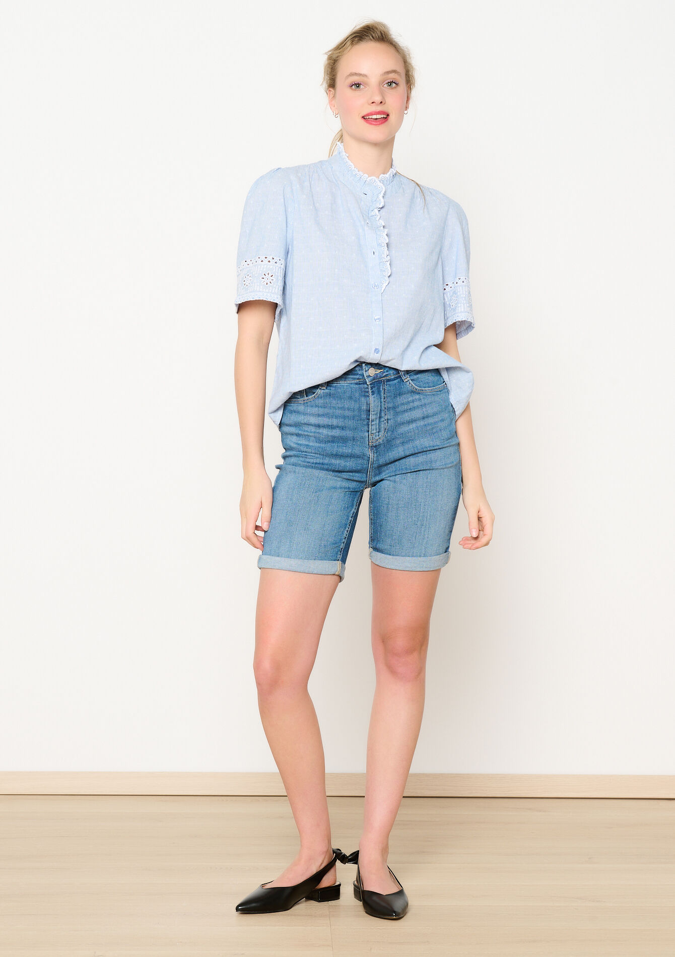 Short en jean - MEDIUM BLUE - 22000575_0500