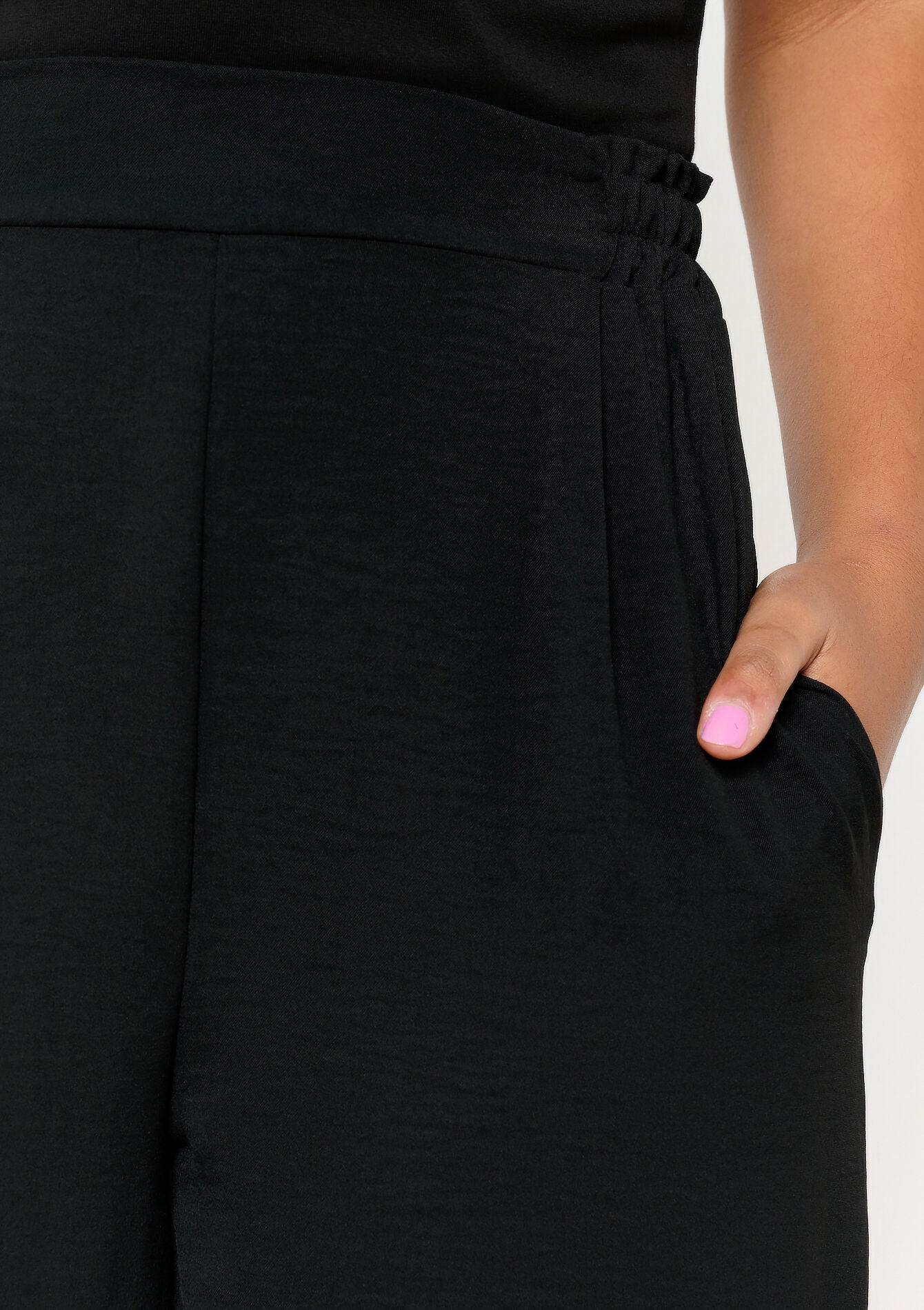 Pantalon ample, Pantalon ample - BLACK - 06600844_1119