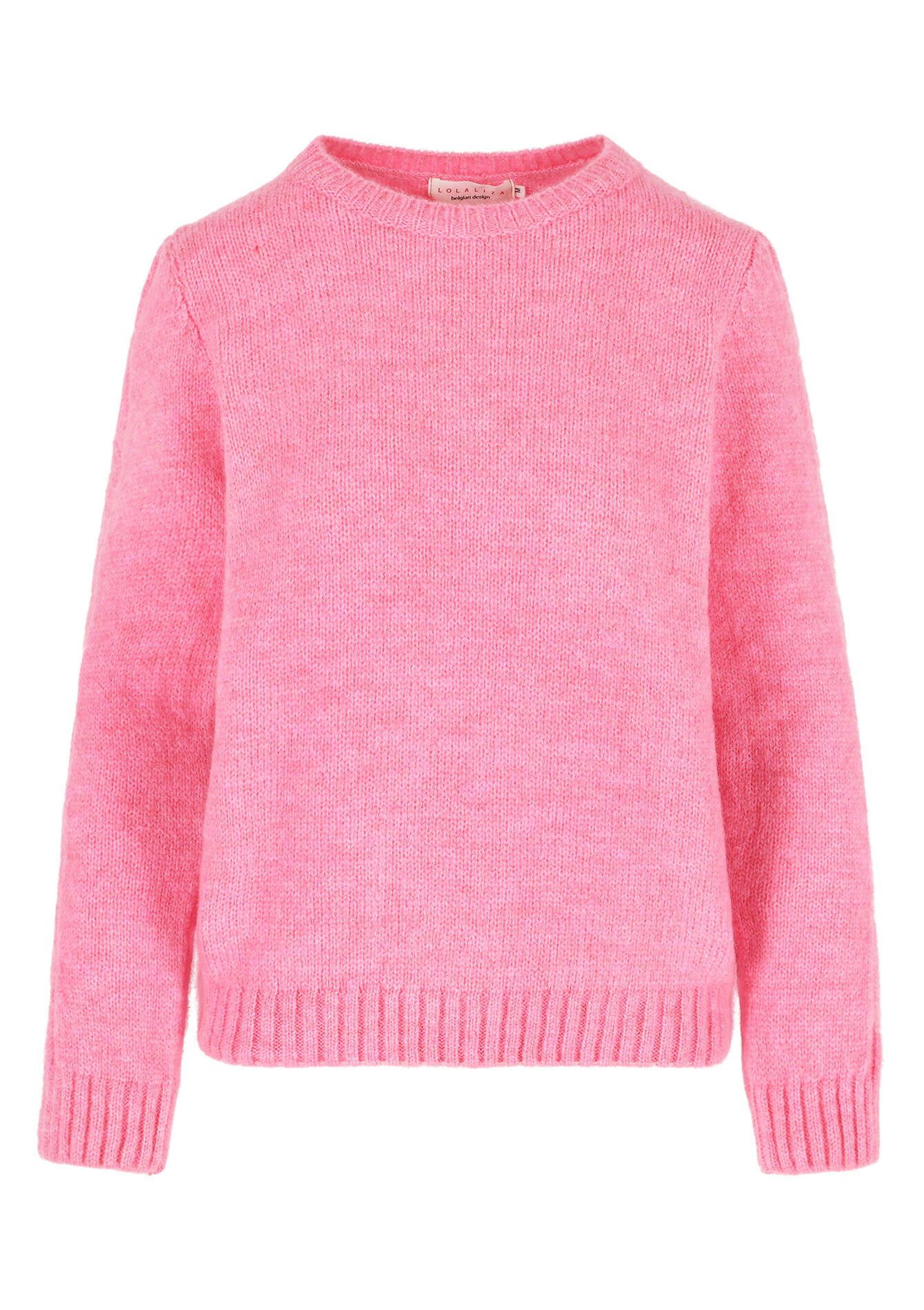 Cable pattern sweater - PINK BUBBLEGUM - 04006866_1477
