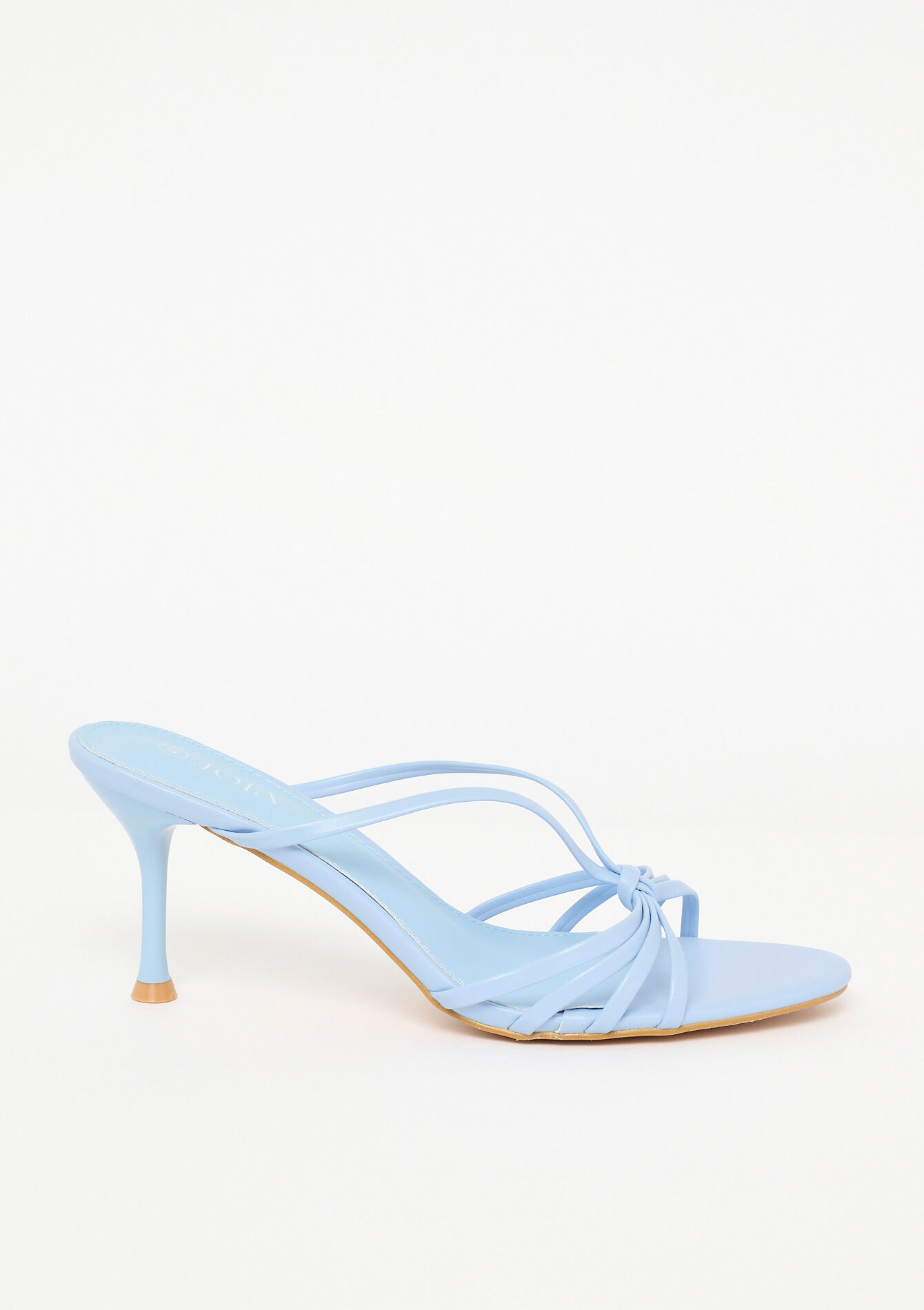 Sandalen met hak en bandjes - BLUE PASTEL - 13000859_3003