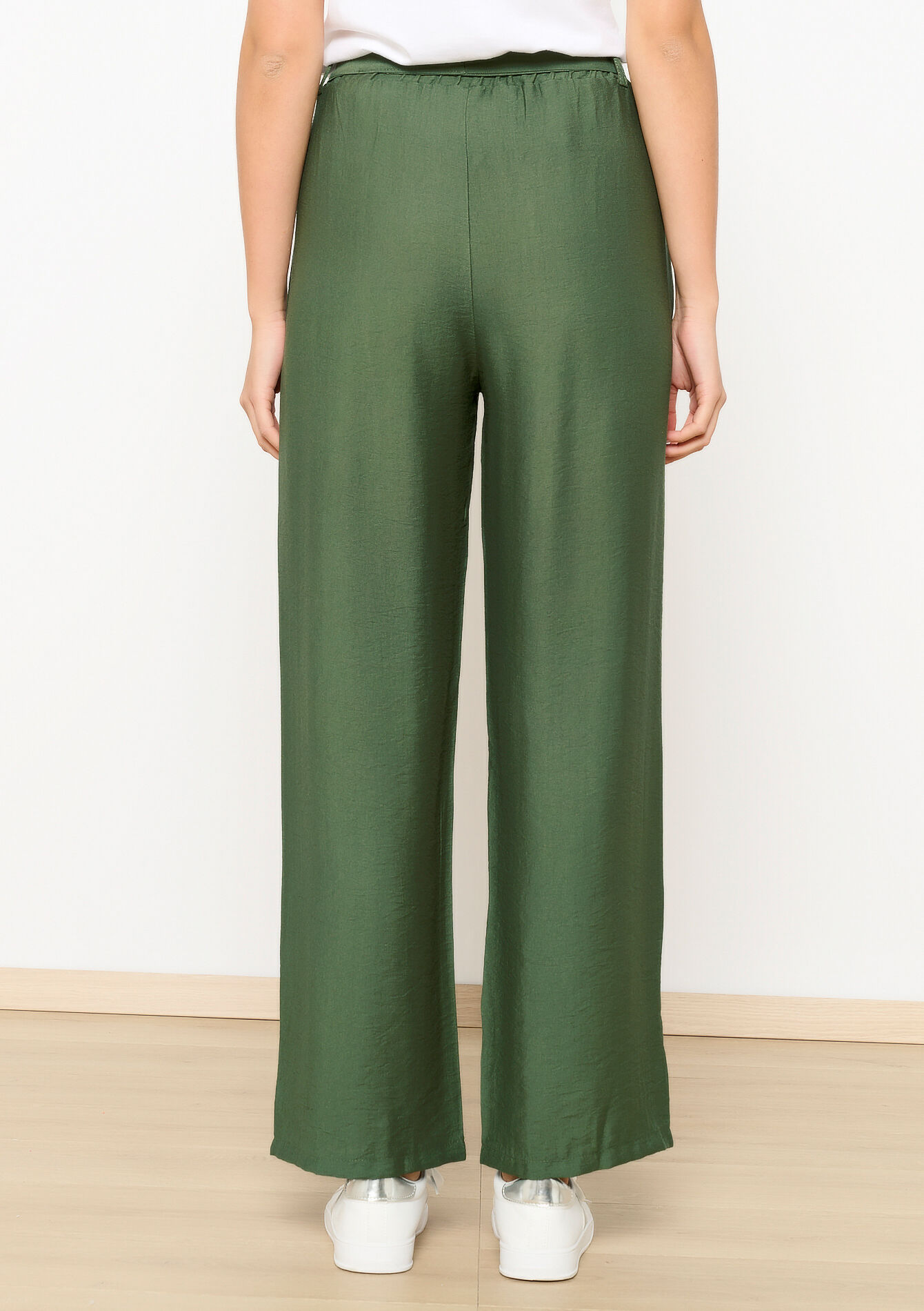 Losse broek, Losse broek - KHAKI MED - 06600839_4327