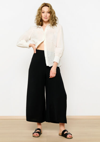 Loose trousers - BLACK - 06600859_1119
