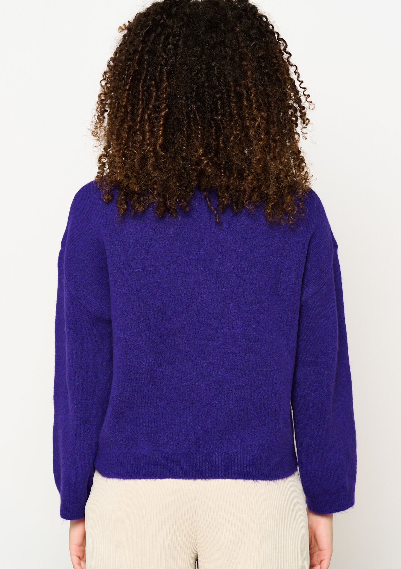 Trui met afhangende mouwen, Trui met afhangende mouwen - PURPLE - 04006775_5902