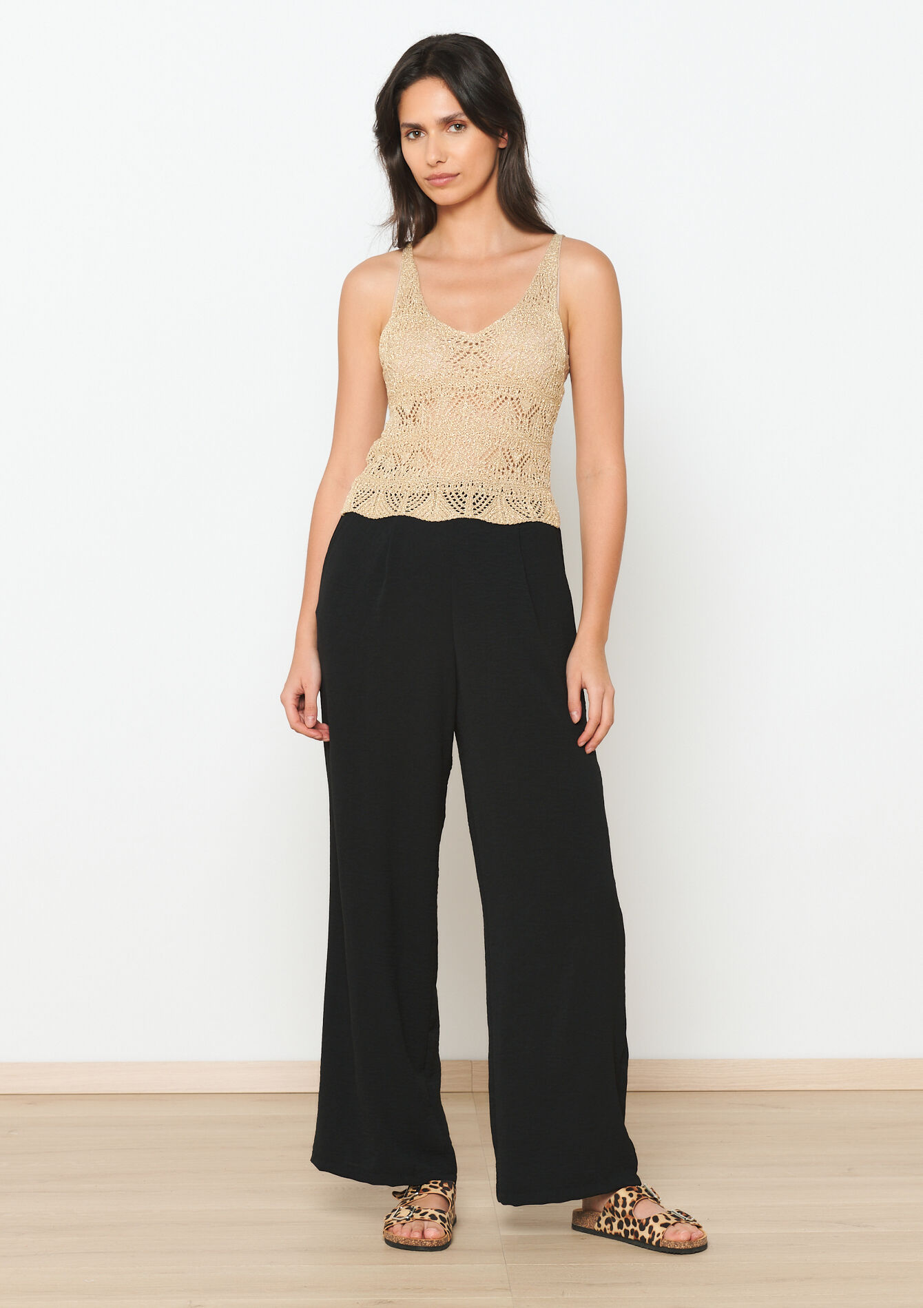 Crochet top, Crochet top - GOLD - 02200425