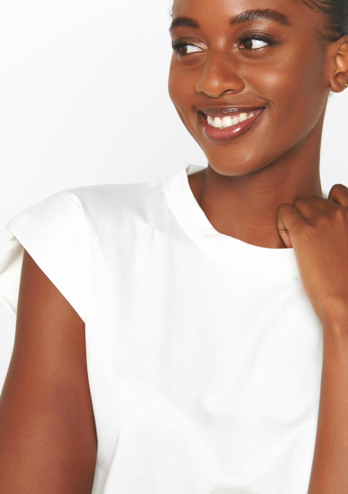 Short-sleeved T-shirt, Short-sleeved T-shirt - OPTICAL WHITE - 02200458_1019