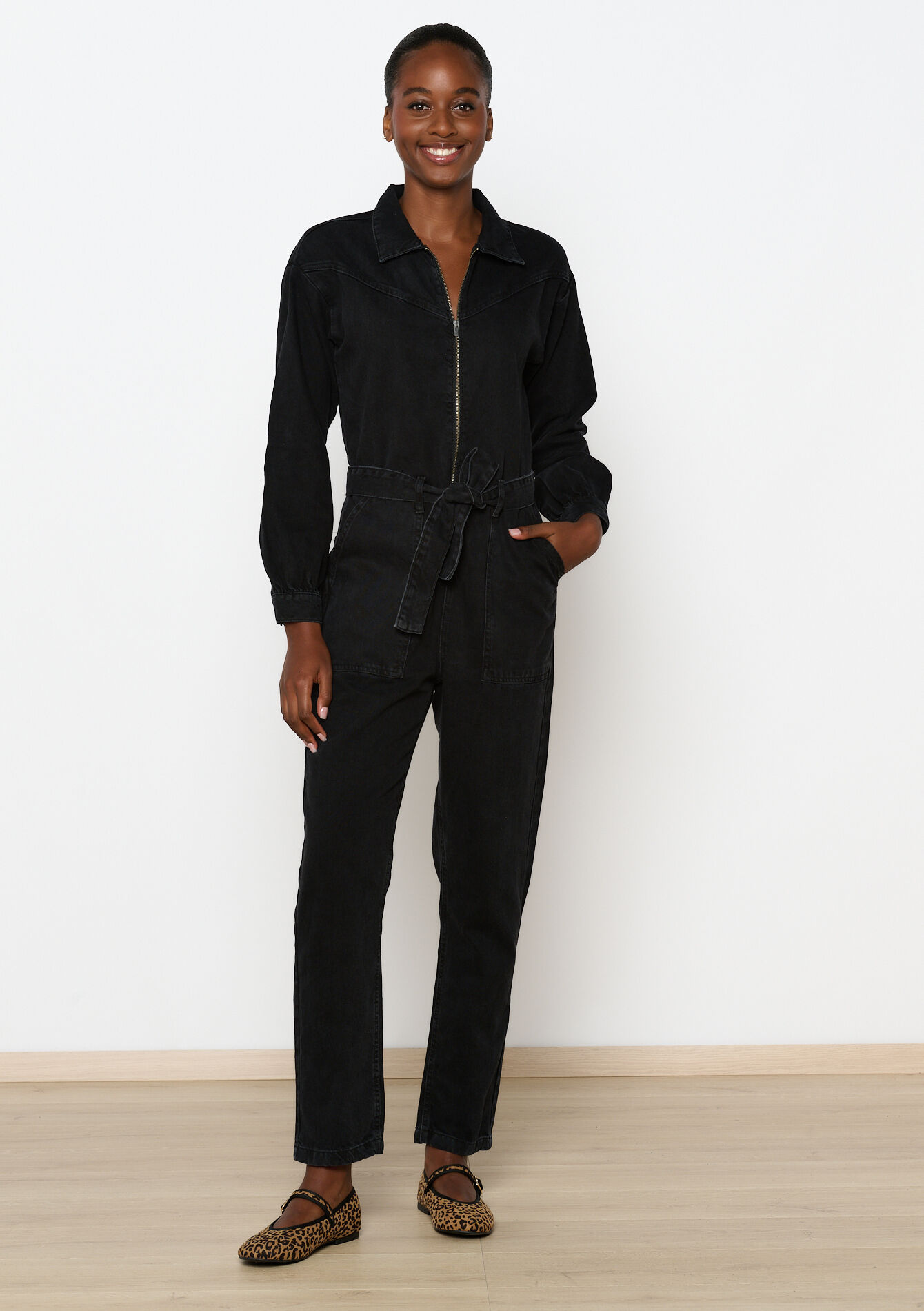 Denim boilersuit, Denim boilersuit - BLACK - 22000556_1119