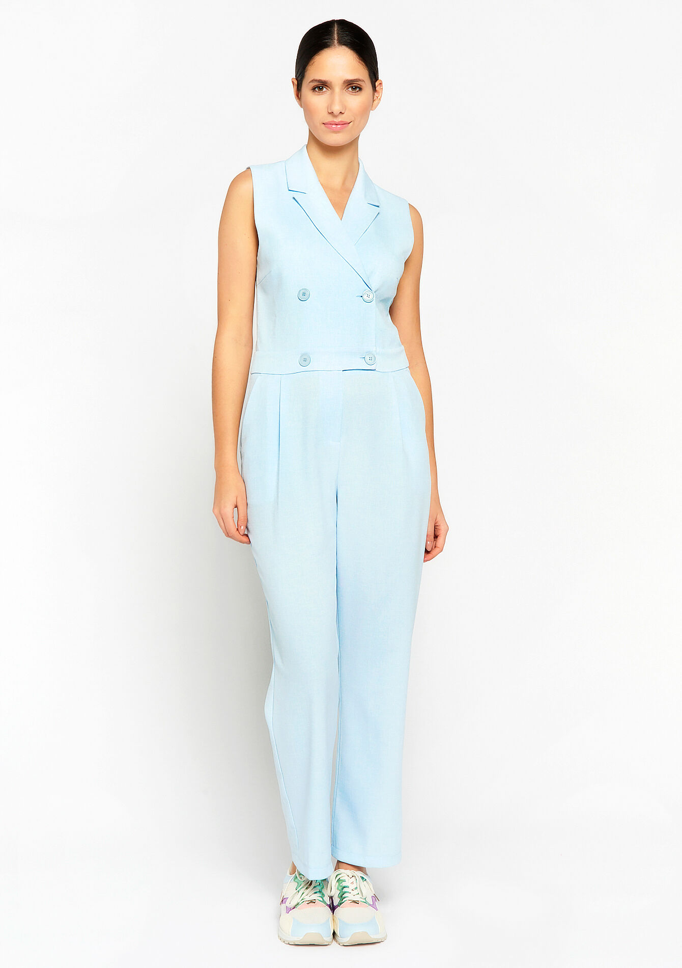 Combinaison sans manches, Combinaison sans manches - BLUE PASTEL - 06004386_3003