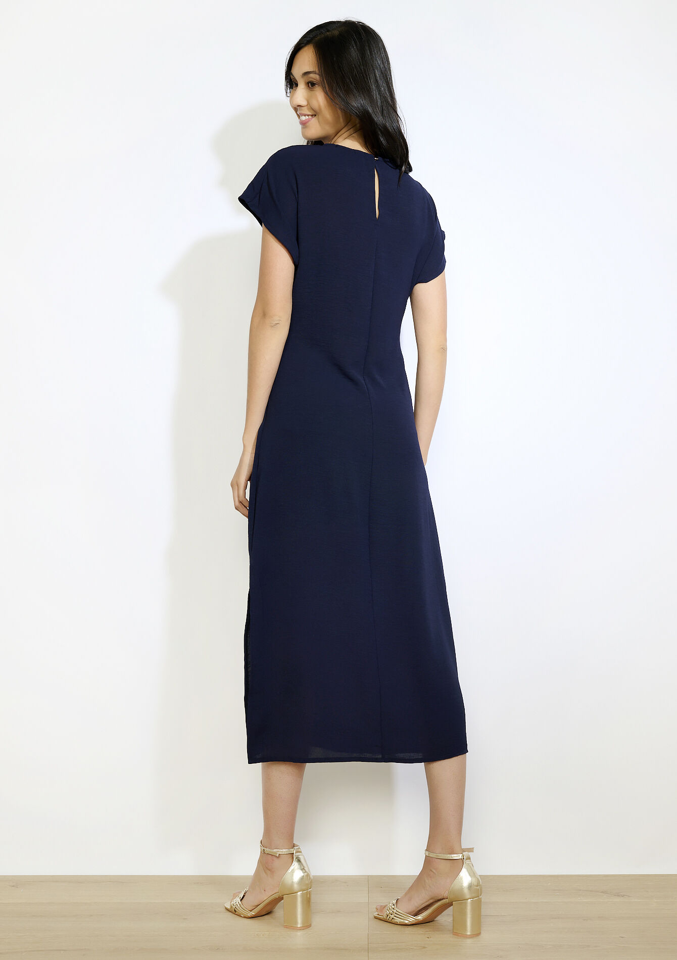 Robe longue boucle - NAVY BASIC - 08104239_2723