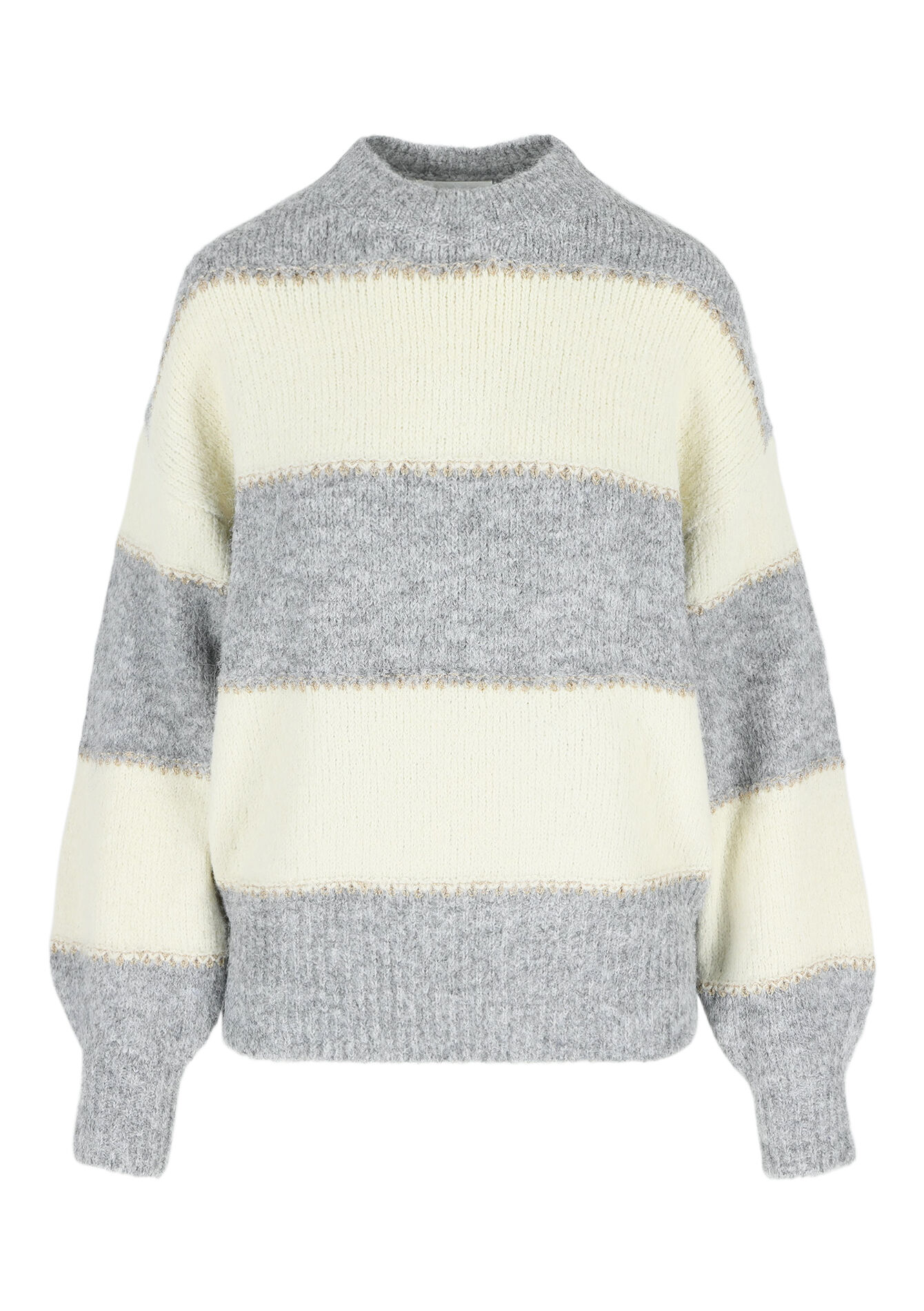 Pullover avec blocs de couleur, Pullover avec blocs de couleur - LT GREY - 04006540_2574