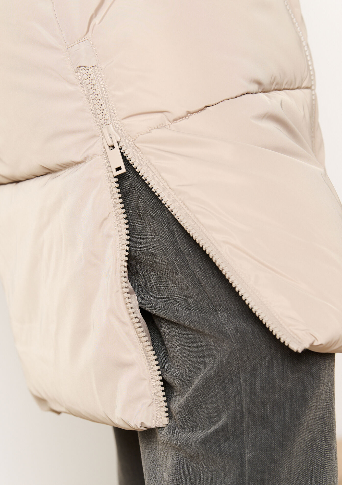 Manteau long matelassé, Manteau long matelassé - LT BEIGE - 23000690_2527