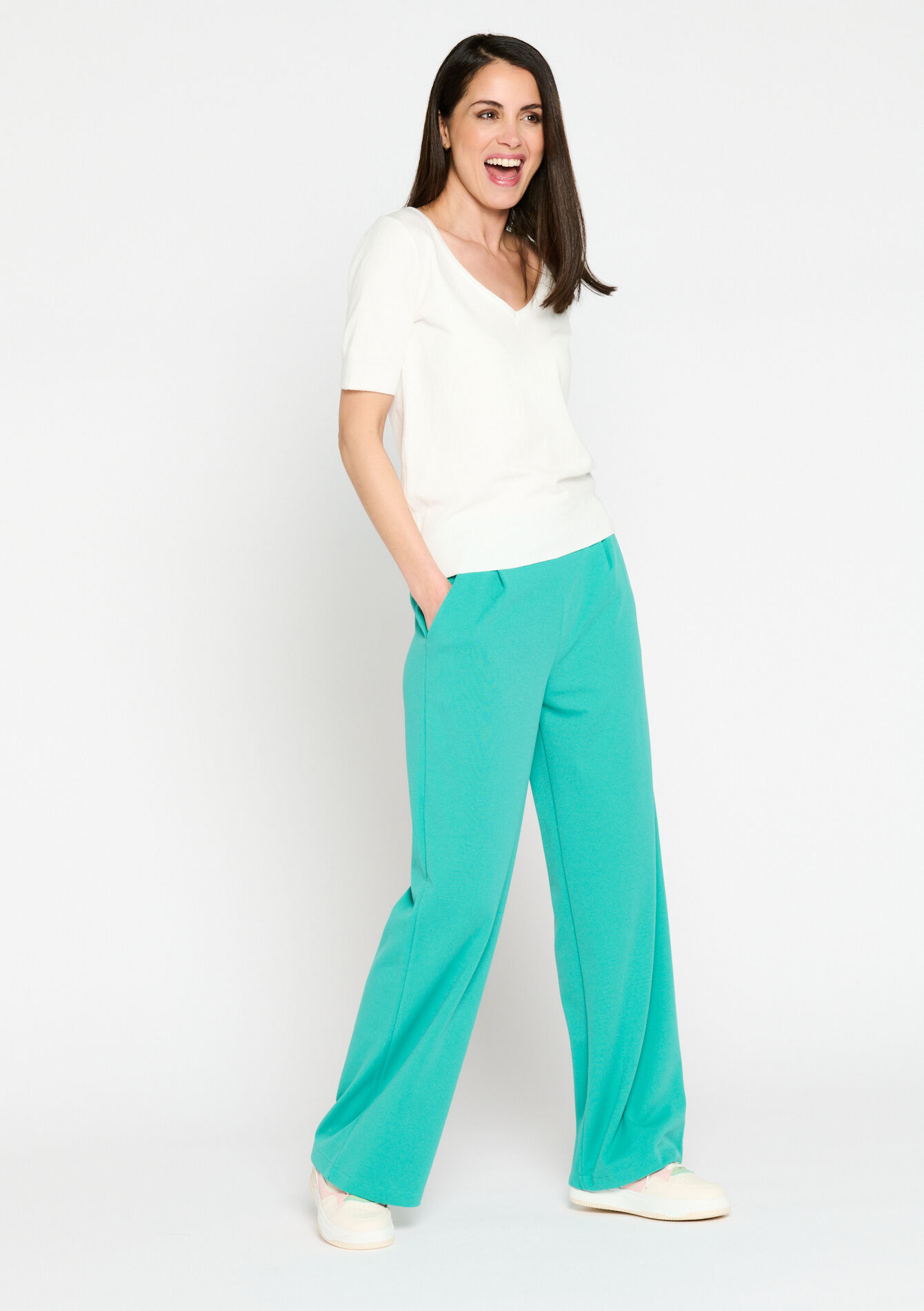 Pullover à manches courtes, Pullover à manches courtes - OFFWHITE - 04006220_1001