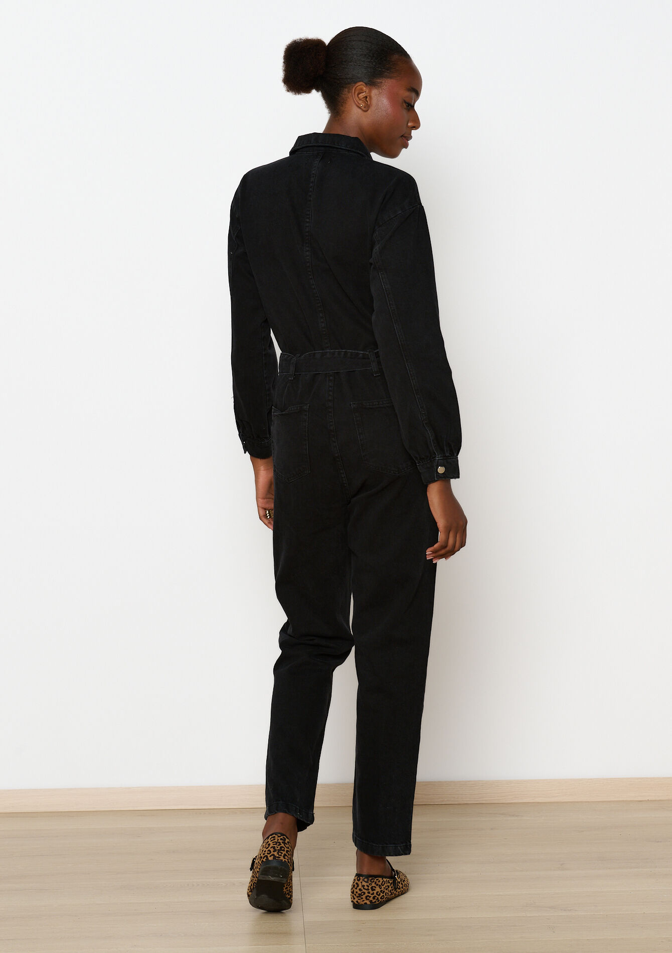 Denim boilersuit, Denim boilersuit - BLACK - 22000556_1119