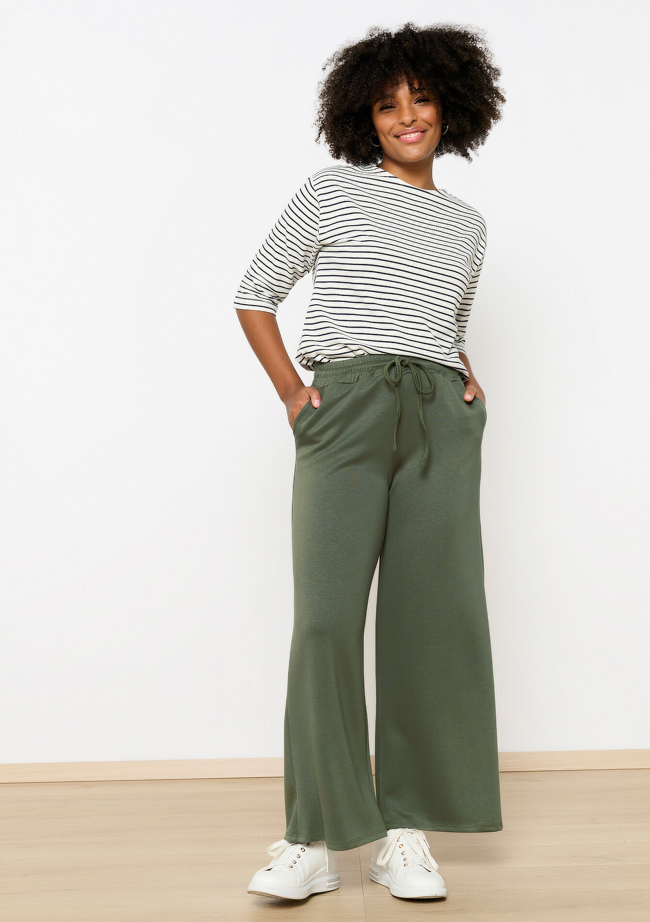 Basic trainingsbroek, Basic trainingsbroek - KHAKI FADED - 15100328_4326