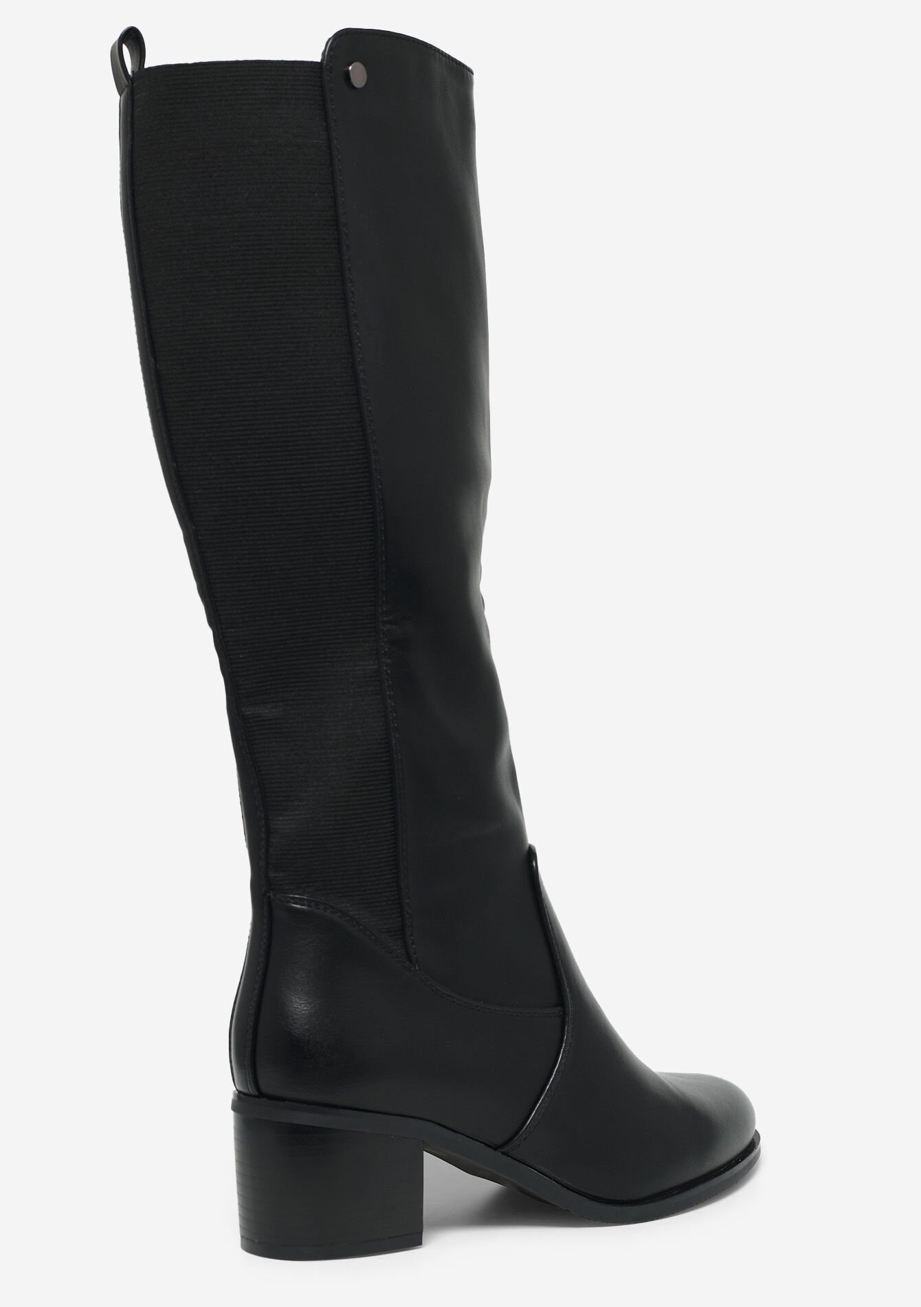 Hoge laarzen met blokhak, Hoge laarzen met blokhak - BLACK - 13100325_1119