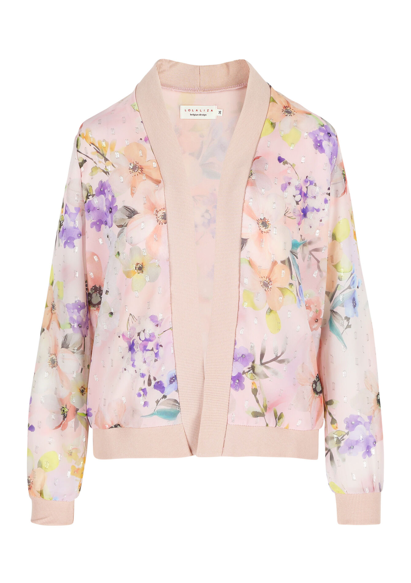 Jasje met bloemen, Jasje met bloemen - LIGHT PINK - 09100957_1303