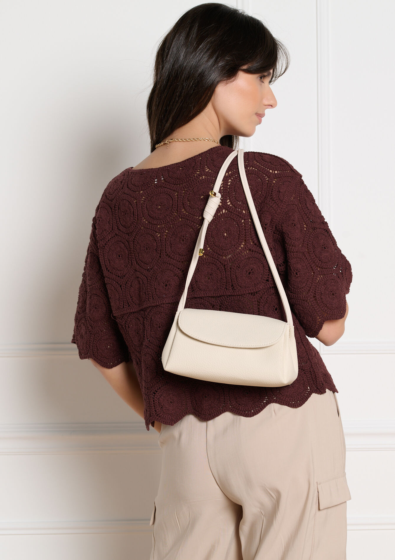 Minimal shoulder bag - OFFWHITE - 14002020_1001